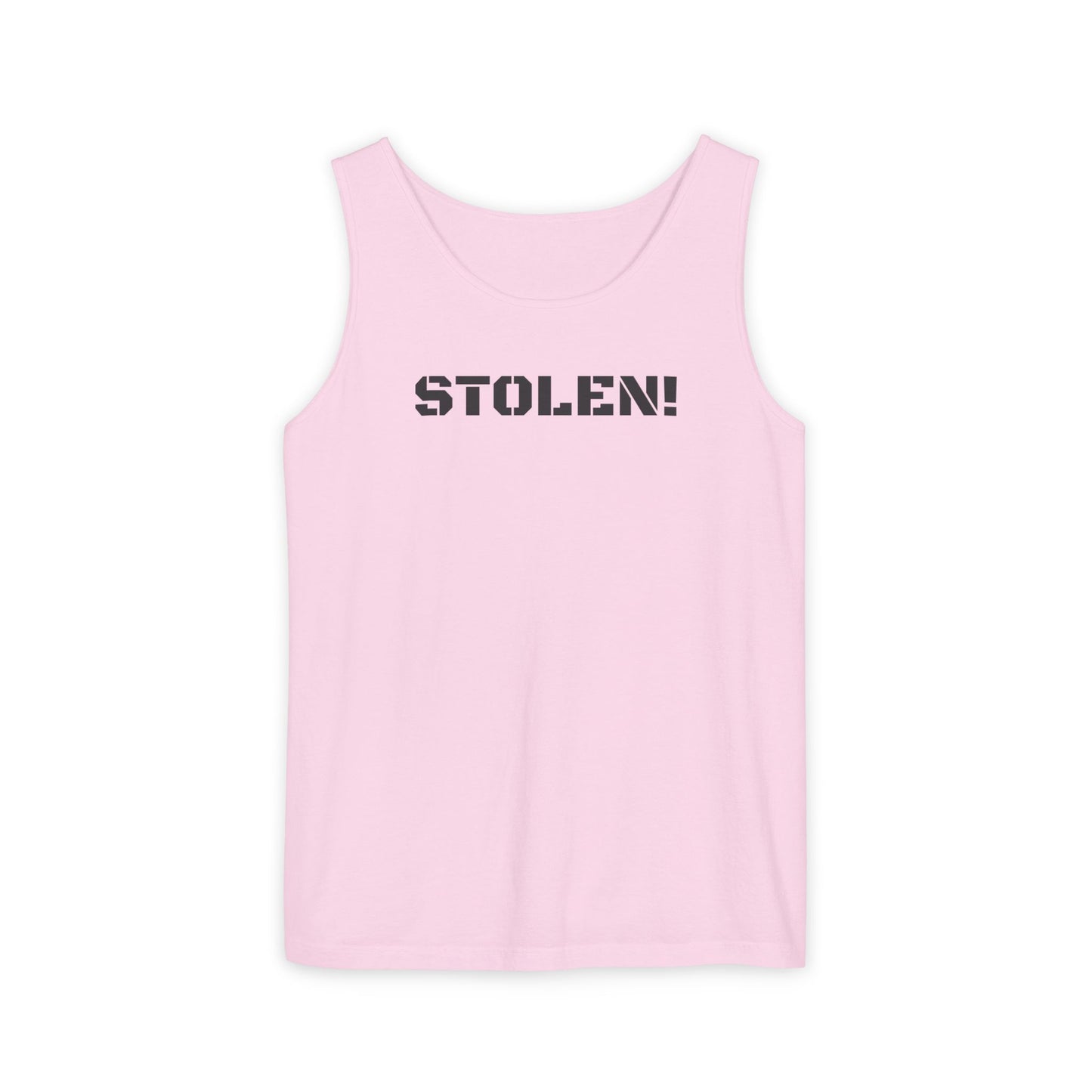 STOLEN! Unisex Garment-Dyed Tank Top - Casual Summer Style