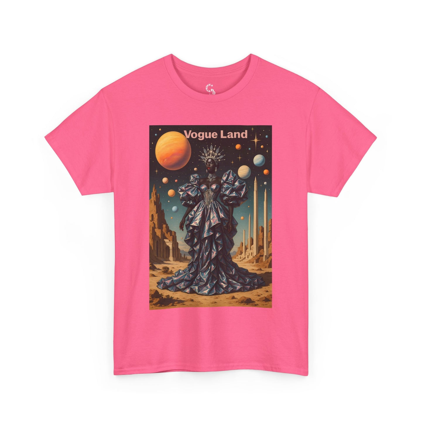 Vogue Land Unisex Heavy Cotton Tee - Colorful Graphic Shirt