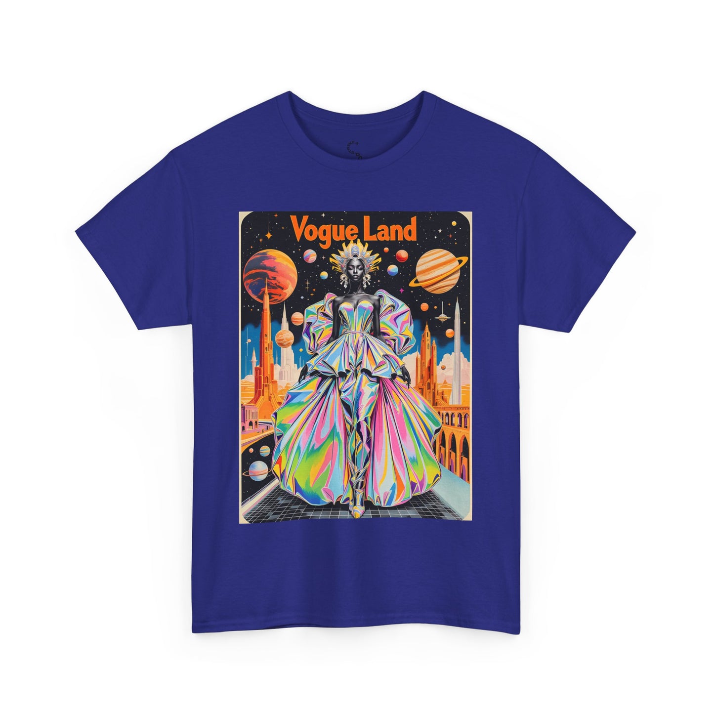 Vogue Land Unisex Heavy Cotton Tee - Colorful Graphic Shirt