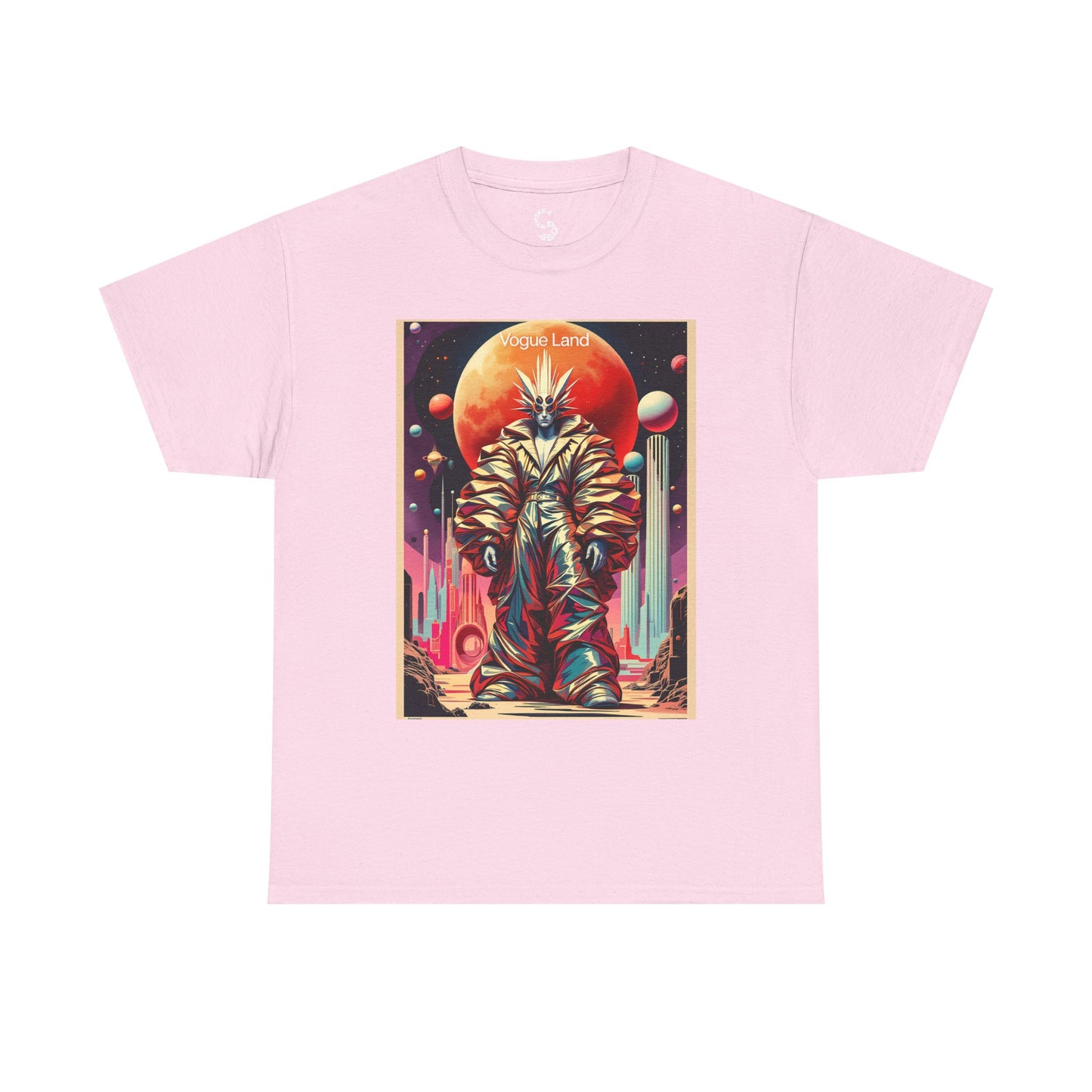 Vogue Land Unisex Heavy Cotton Tee - Colorful Graphic Shirt