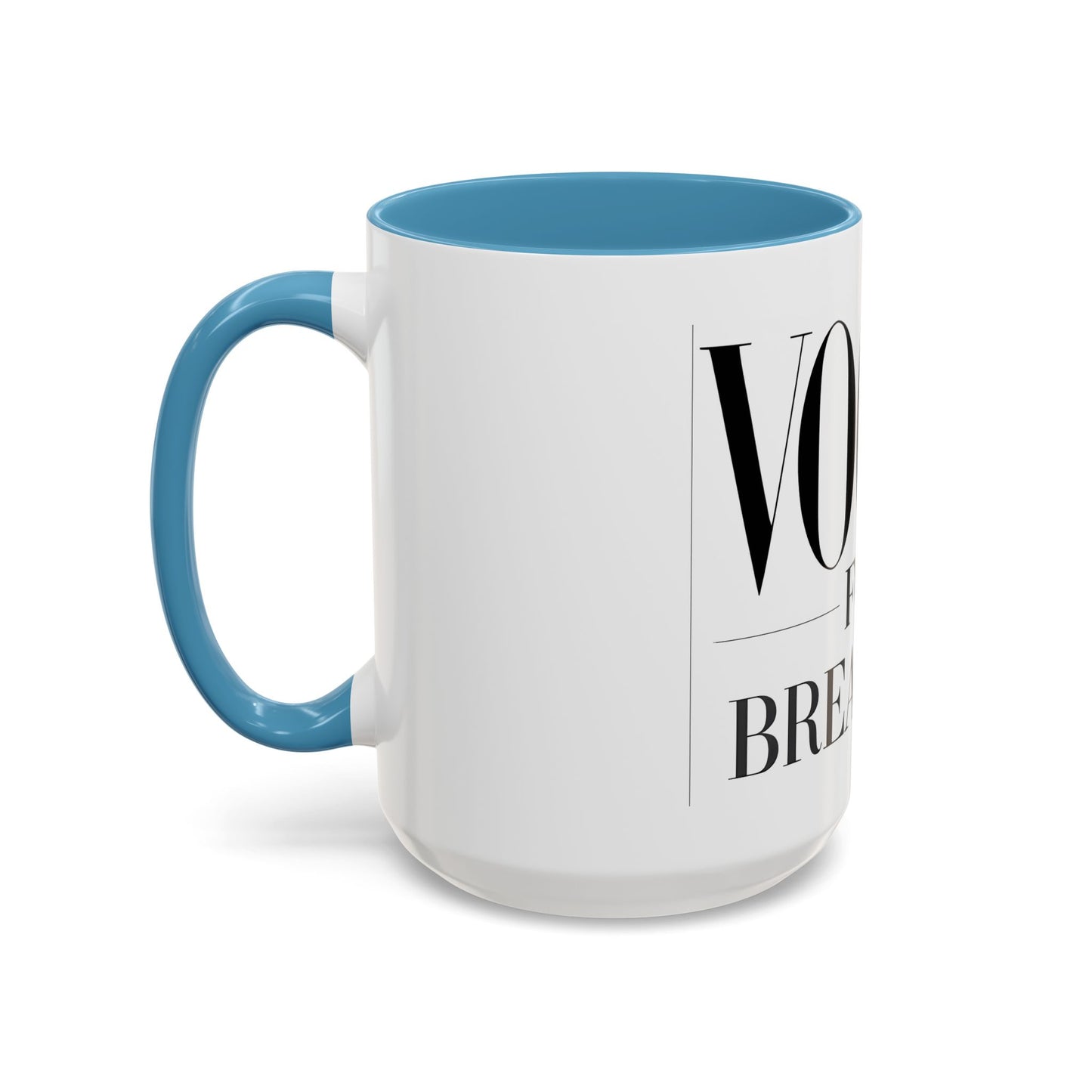 VOGUE For Breakfast Coffee Mug - Stylish Drinkware, Perfect for Breakfast, Gift for Coffee Lovers, Trendy Kitchen Decor