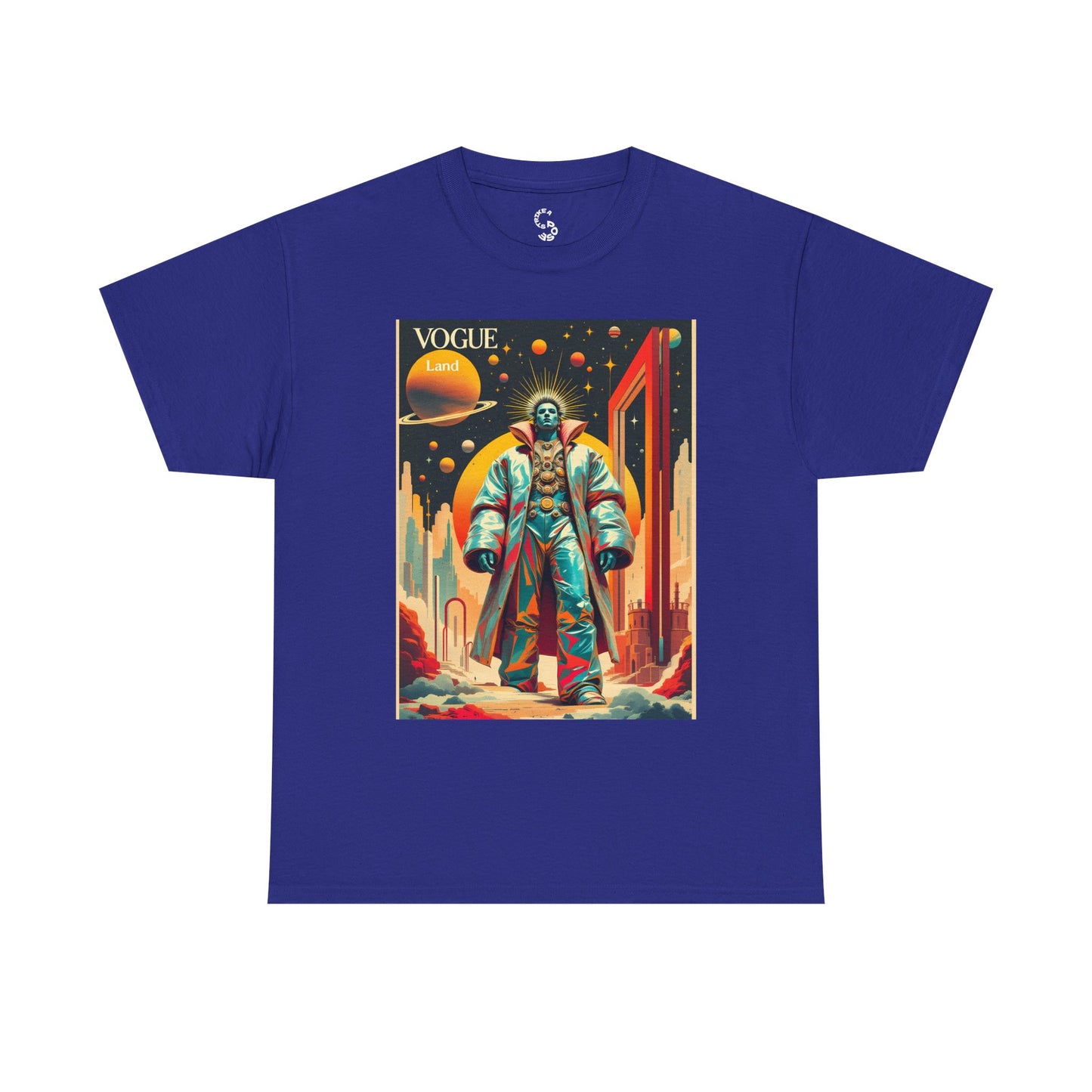 Vogue Land Unisex Heavy Cotton Tee - Colorful Graphic Shirt