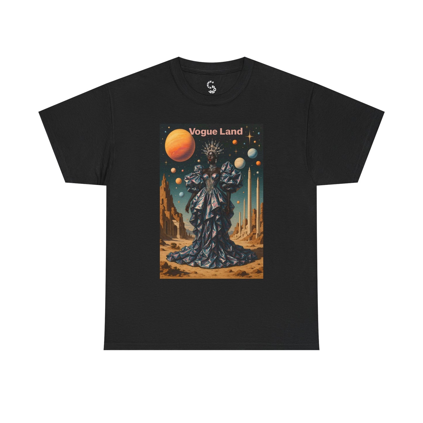 Vogue Land Unisex Heavy Cotton Tee - Colorful Graphic Shirt