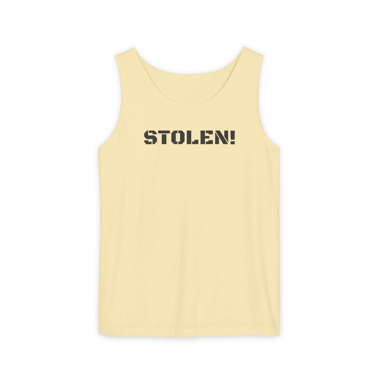 STOLEN! Unisex Garment-Dyed Tank Top - Casual Summer Style