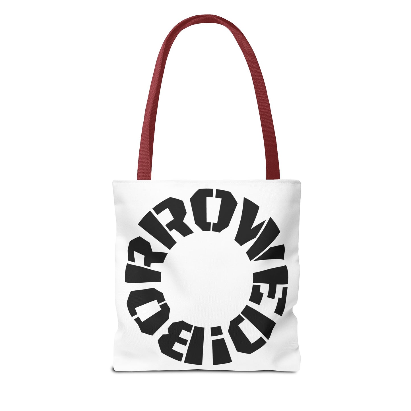 "BORROWED!" Tote Bag (AOP)