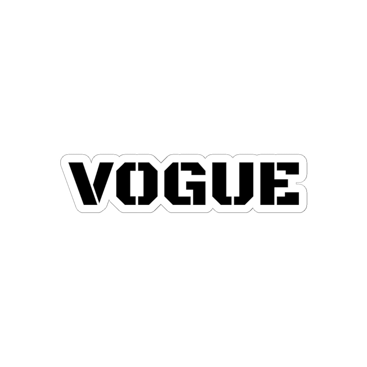 Vogue Kiss-Cut Stickers - Trendy Laptop & Phone Decor