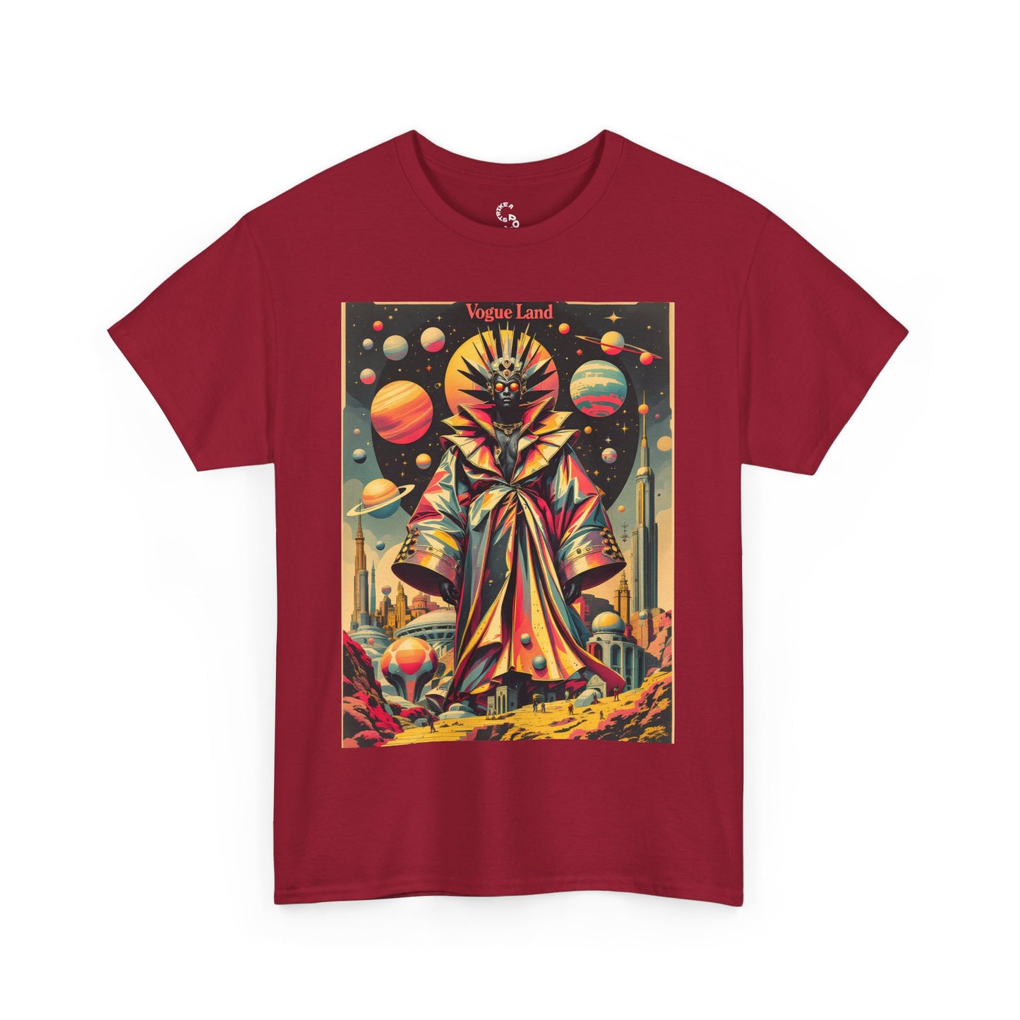 Vogue Land Unisex Heavy Cotton Tee - Colorful Graphic Shirt