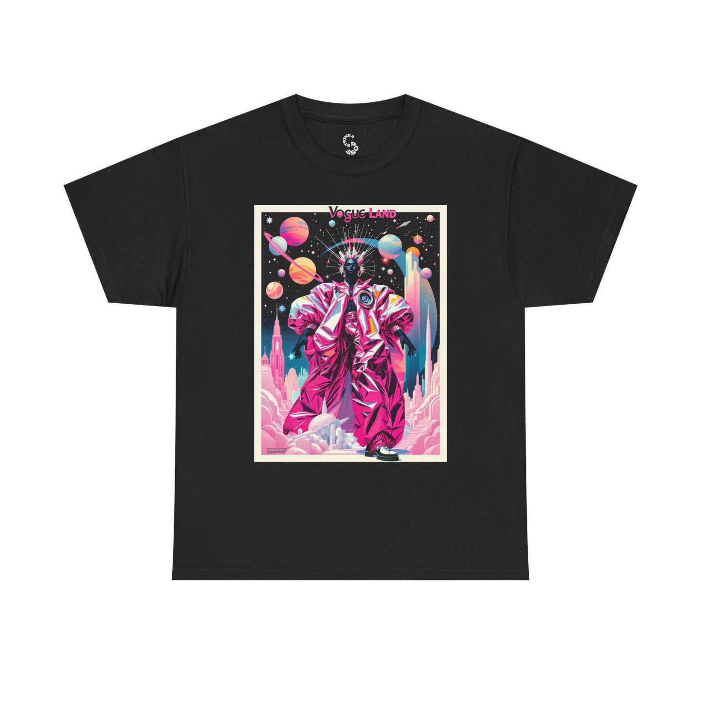 Vogue Land Unisex Heavy Cotton Tee - Colorful Graphic Shirt