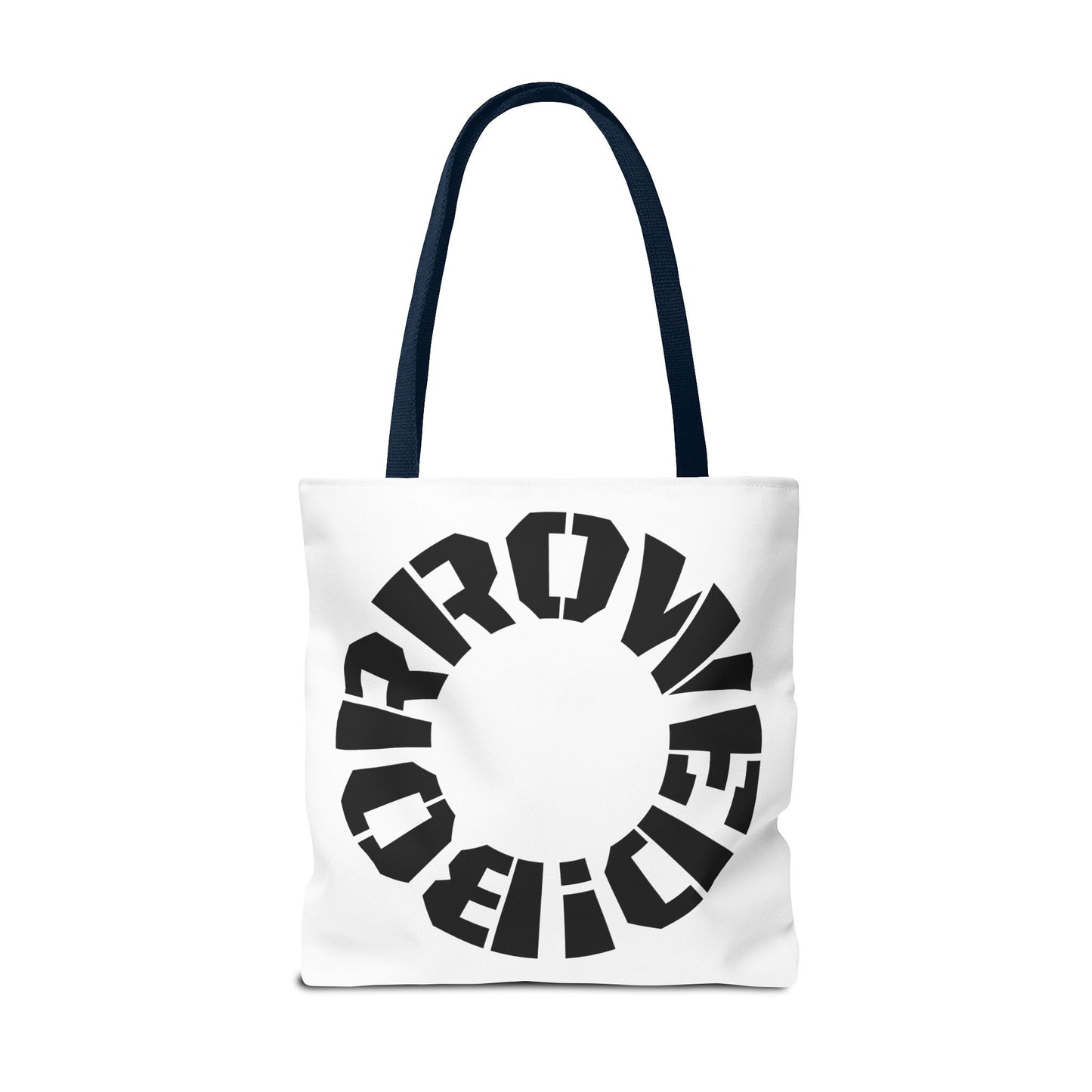 "BORROWED!" Tote Bag (AOP)