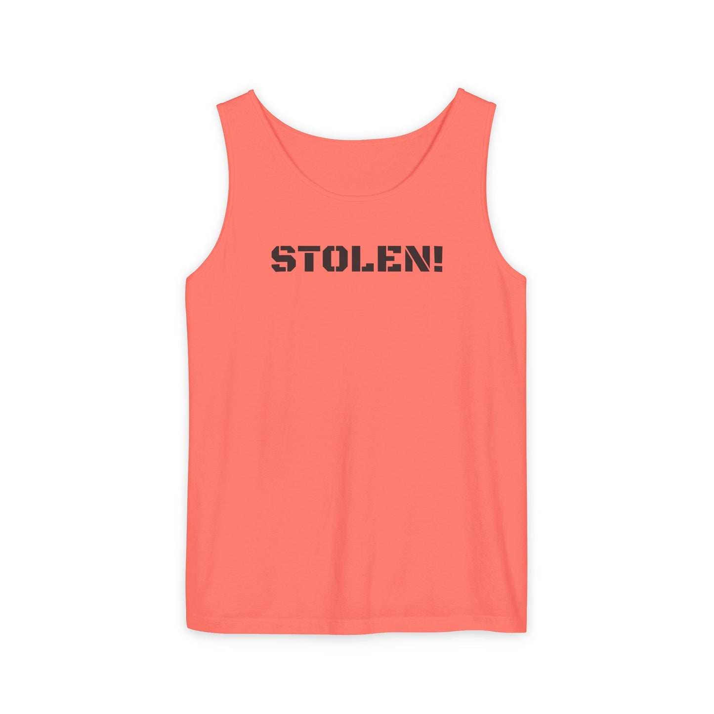 STOLEN! Unisex Garment-Dyed Tank Top - Casual Summer Style