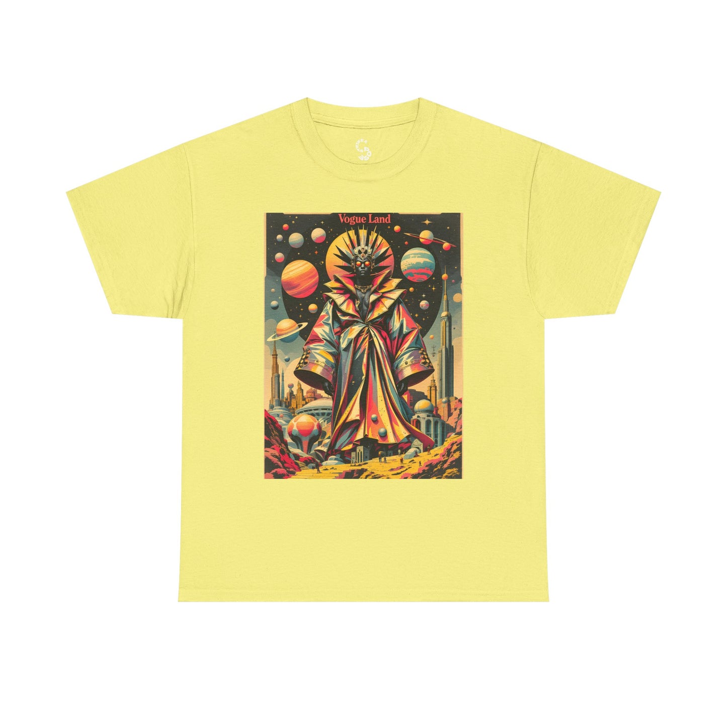 Vogue Land Unisex Heavy Cotton Tee - Colorful Graphic Shirt