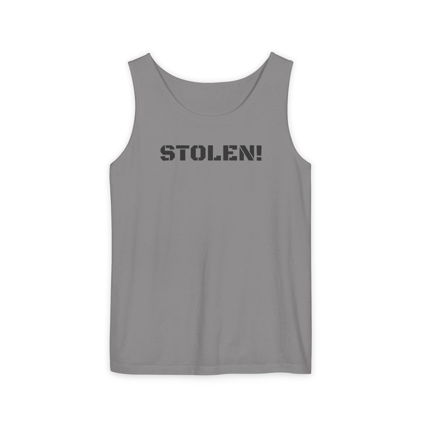 STOLEN! Unisex Garment-Dyed Tank Top - Casual Summer Style