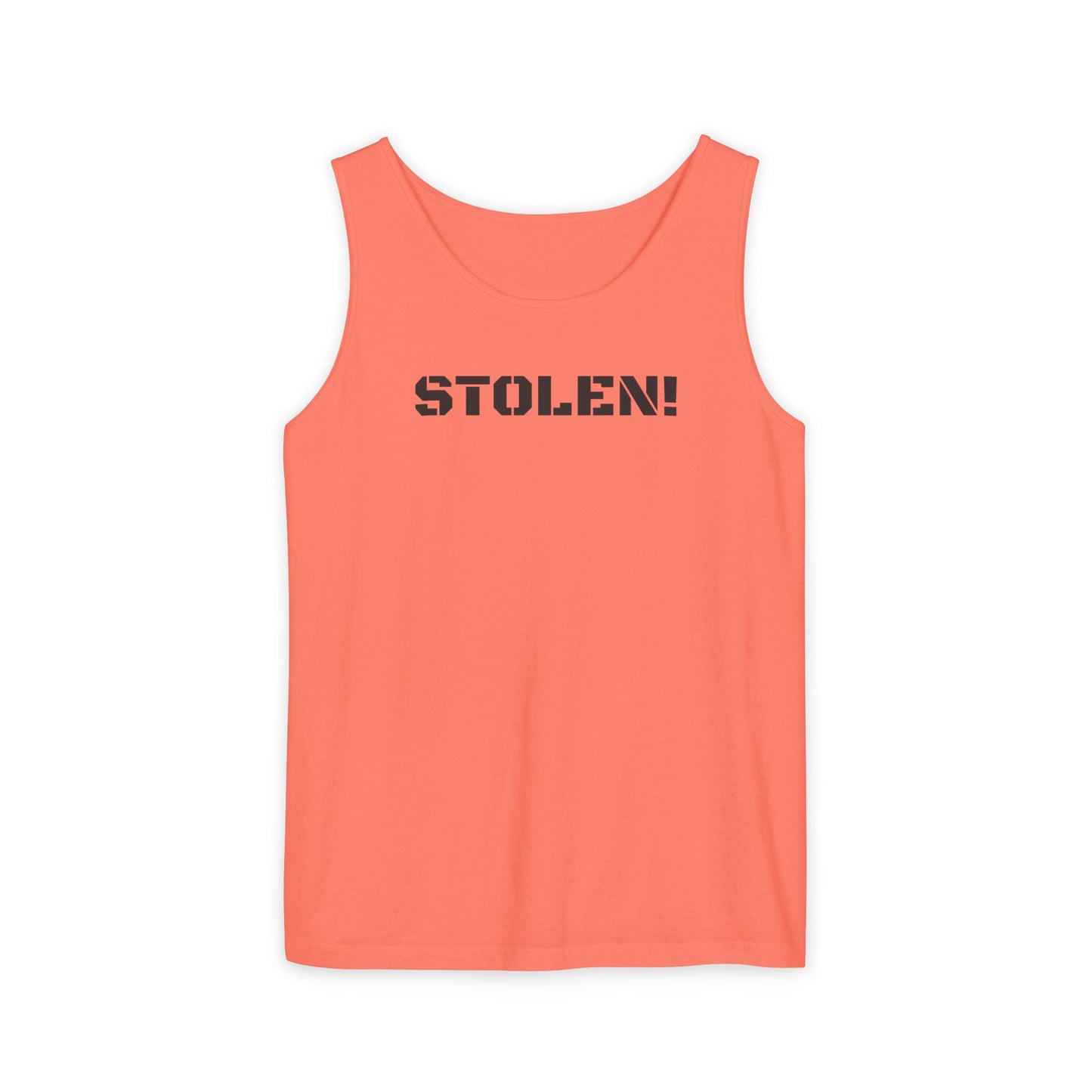 STOLEN! Unisex Garment-Dyed Tank Top - Casual Summer Style