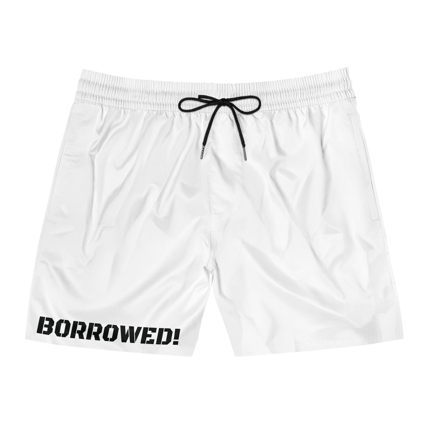 BORROWED! Men's Mid-Length Swim Shorts (AOP)