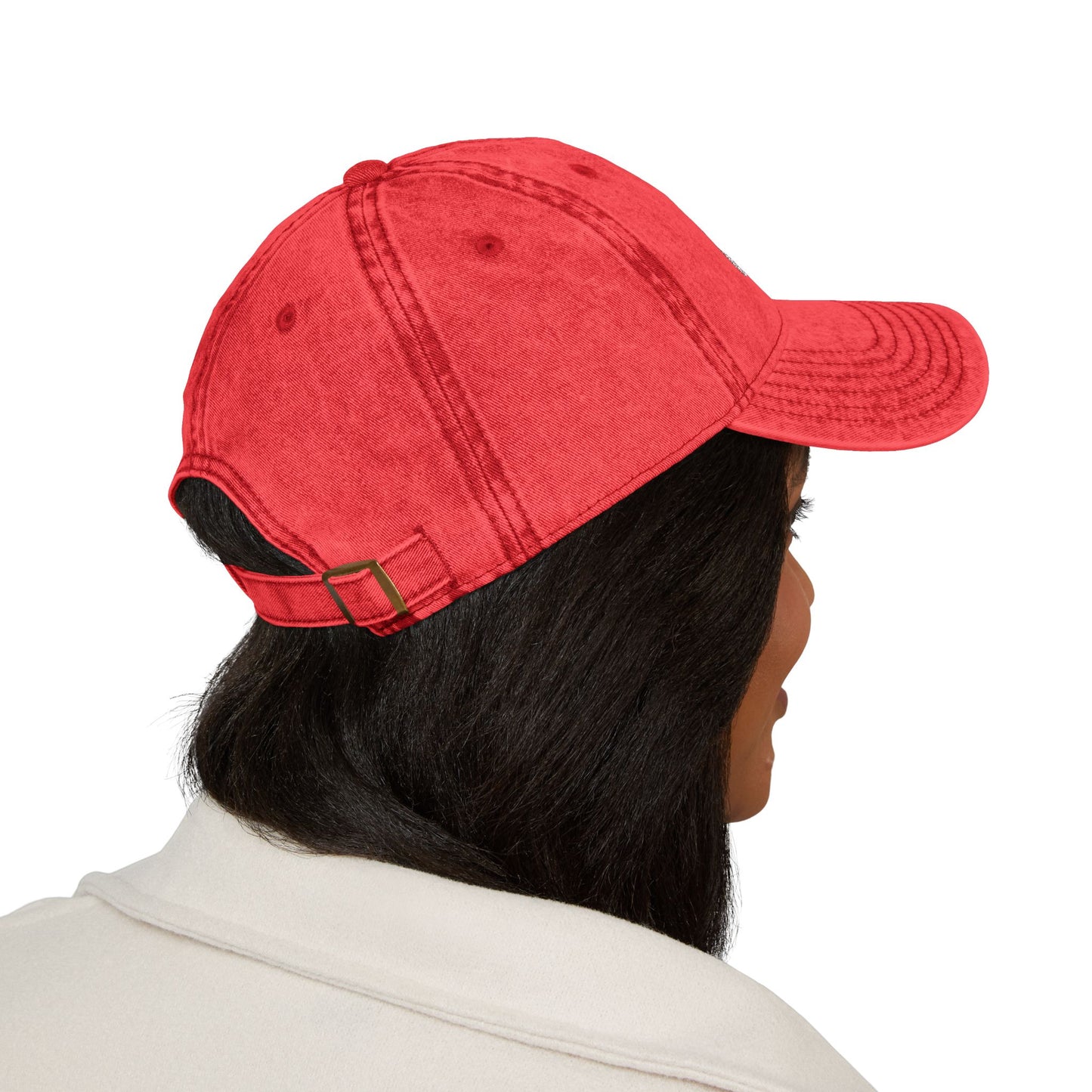 Vintage - 'VOGUE FOR BREAKFAST' Embroidered Adjustable Hat