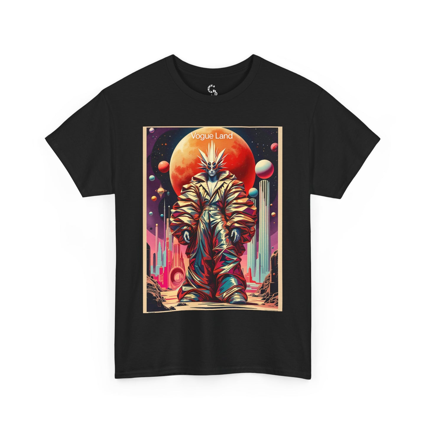 Vogue Land Unisex Heavy Cotton Tee - Colorful Graphic Shirt
