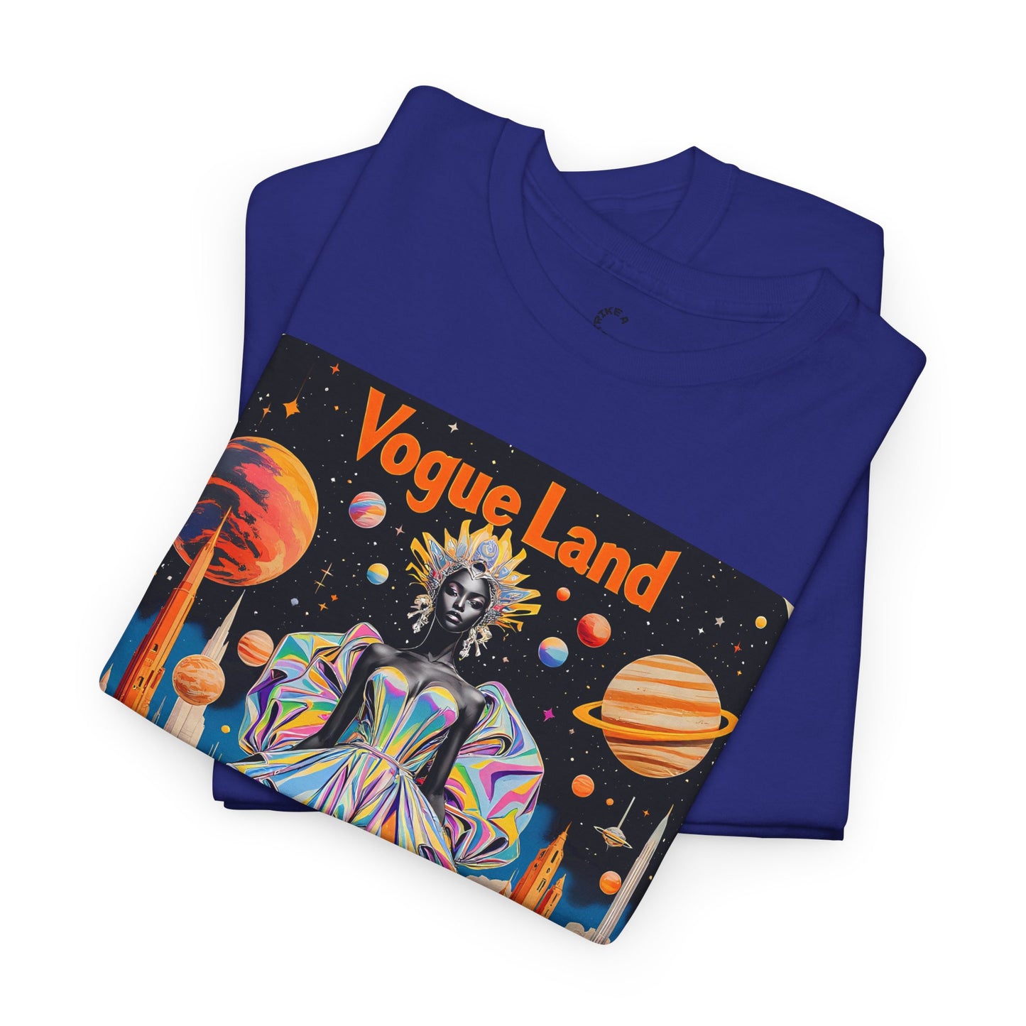 Vogue Land Unisex Heavy Cotton Tee - Colorful Graphic Shirt