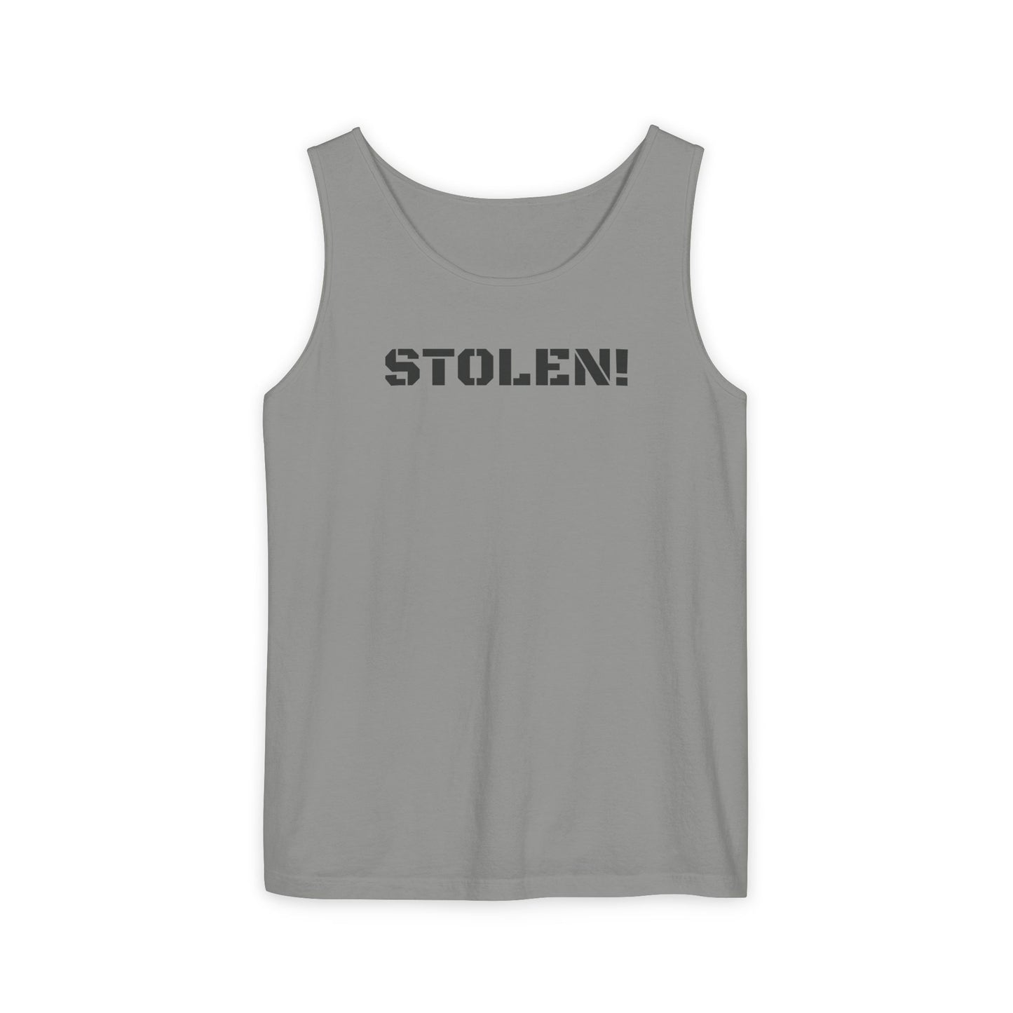 STOLEN! Unisex Garment-Dyed Tank Top - Casual Summer Style