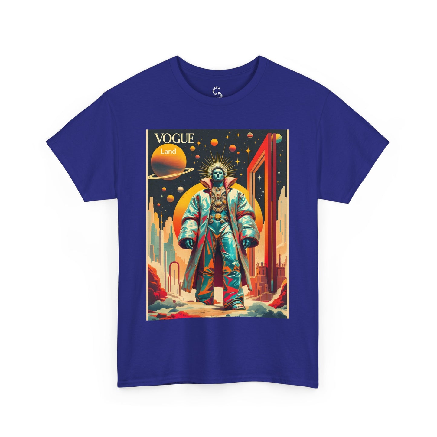 Vogue Land Unisex Heavy Cotton Tee - Colorful Graphic Shirt