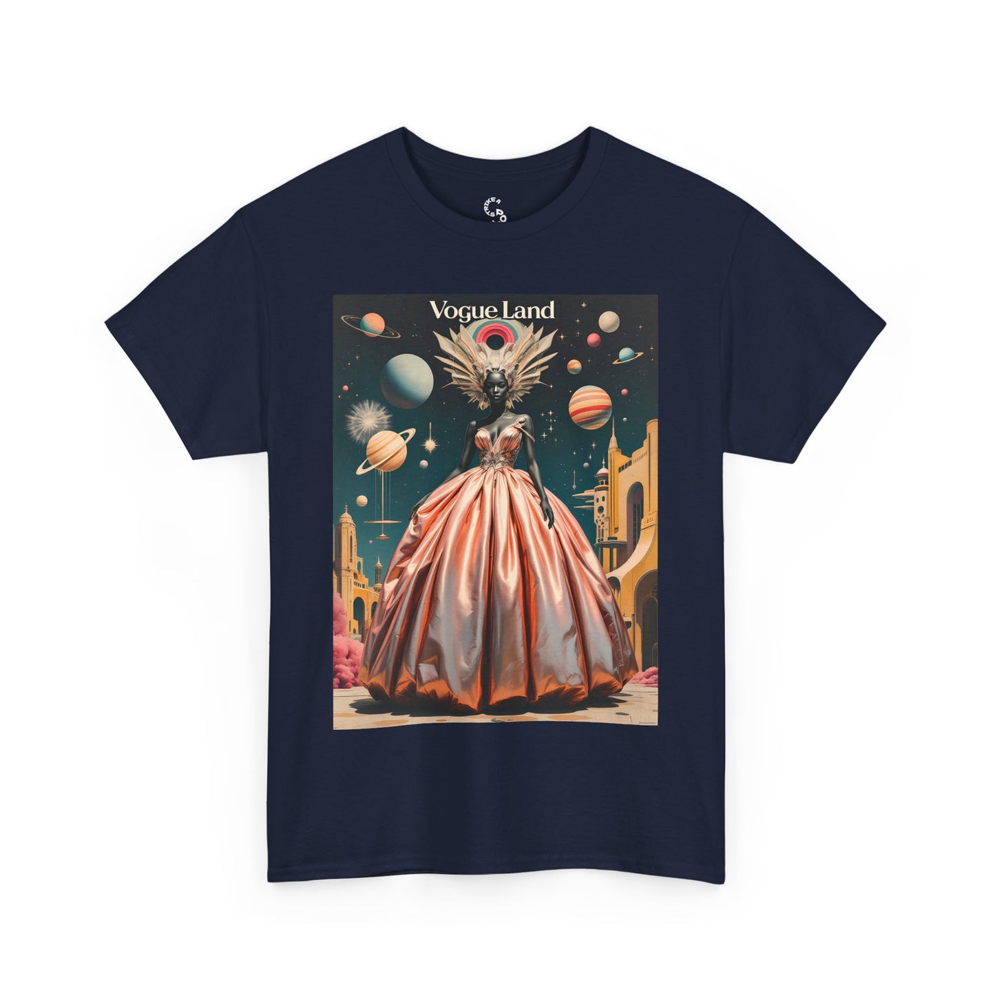 Vogue Land Unisex Heavy Cotton Tee - Colorful Graphic Shirt