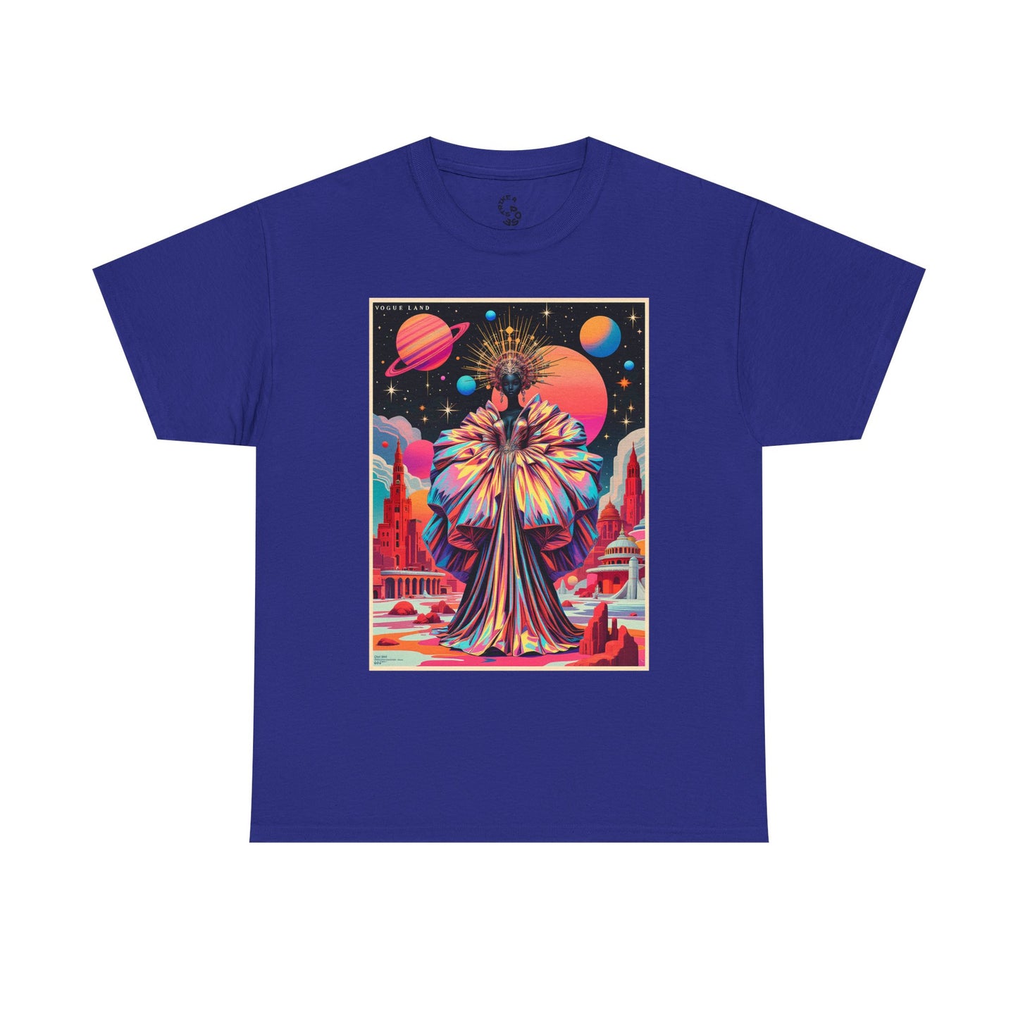 Vogue Land Unisex Heavy Cotton Tee - Colorful Graphic Shirt