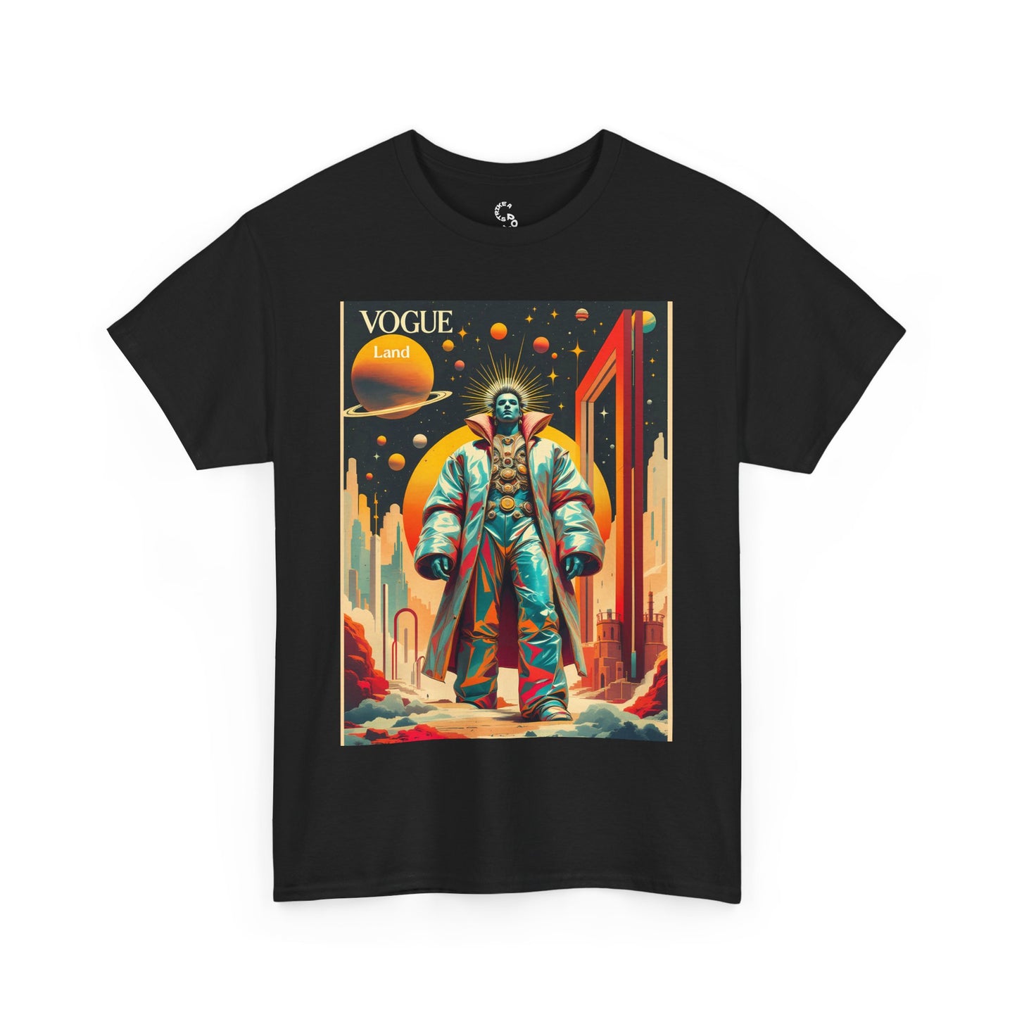 Vogue Land Unisex Heavy Cotton Tee - Colorful Graphic Shirt