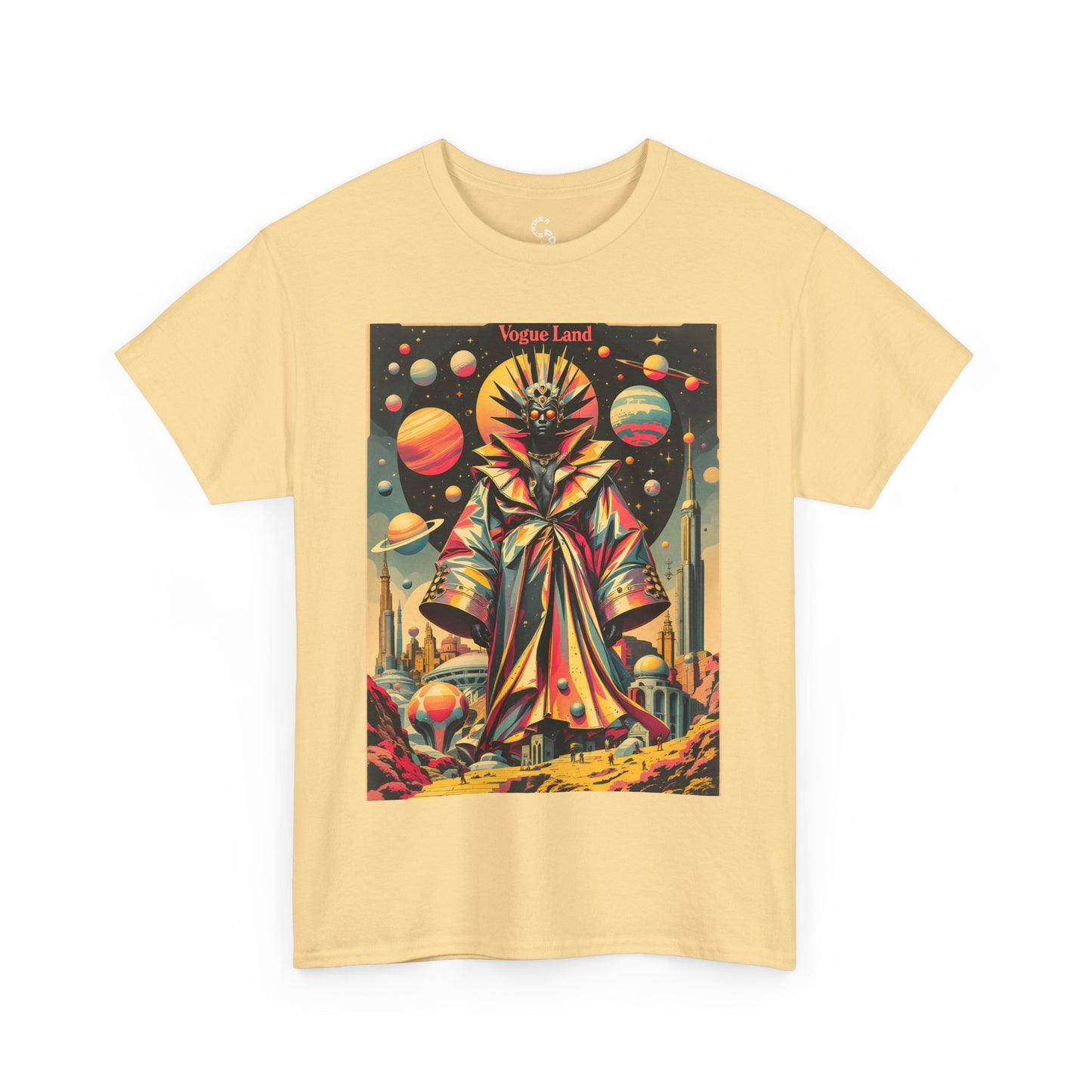 Vogue Land Unisex Heavy Cotton Tee - Colorful Graphic Shirt