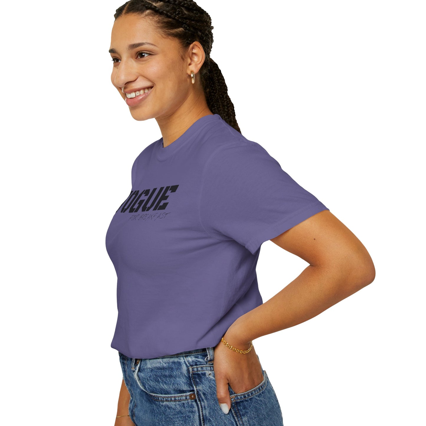 VOGUE For Breakfast Unisex Garment-Dyed T-shirt