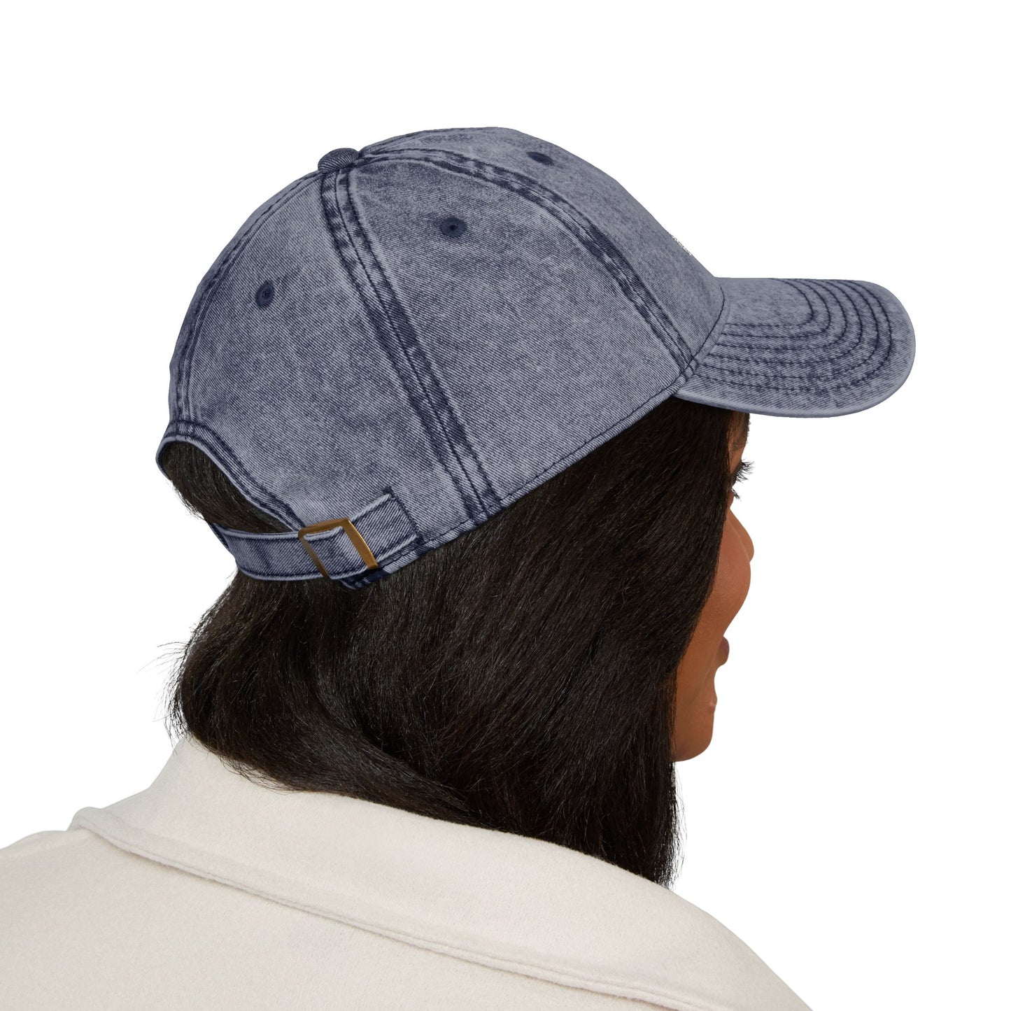 Vintage - 'VOGUE FOR BREAKFAST' Embroidered Adjustable Hat