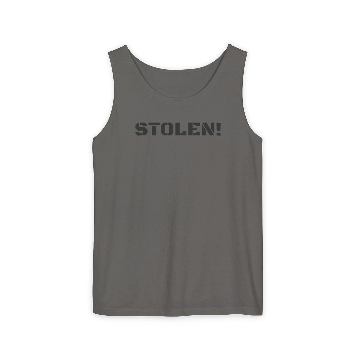 STOLEN! Unisex Garment-Dyed Tank Top - Casual Summer Style