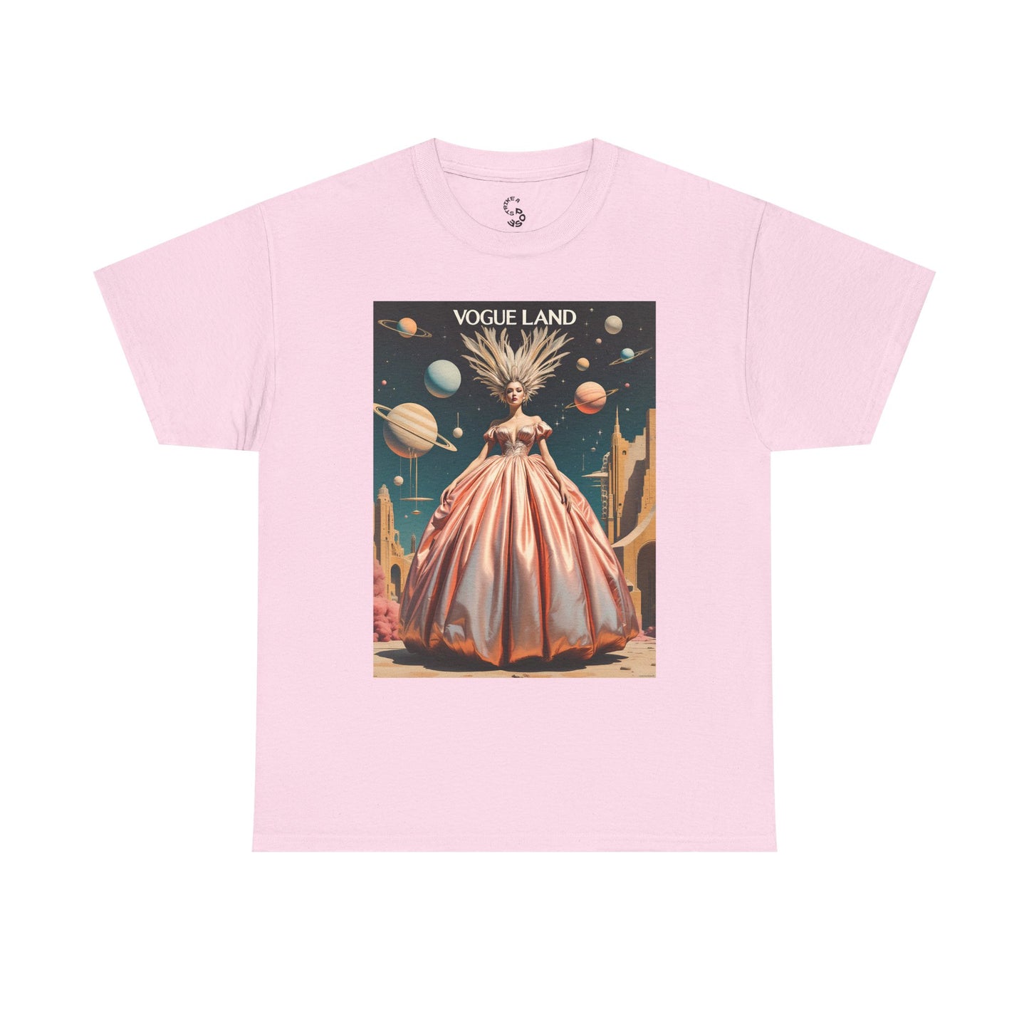 Vogue Land Unisex Heavy Cotton Tee - Colorful Graphic Shirt