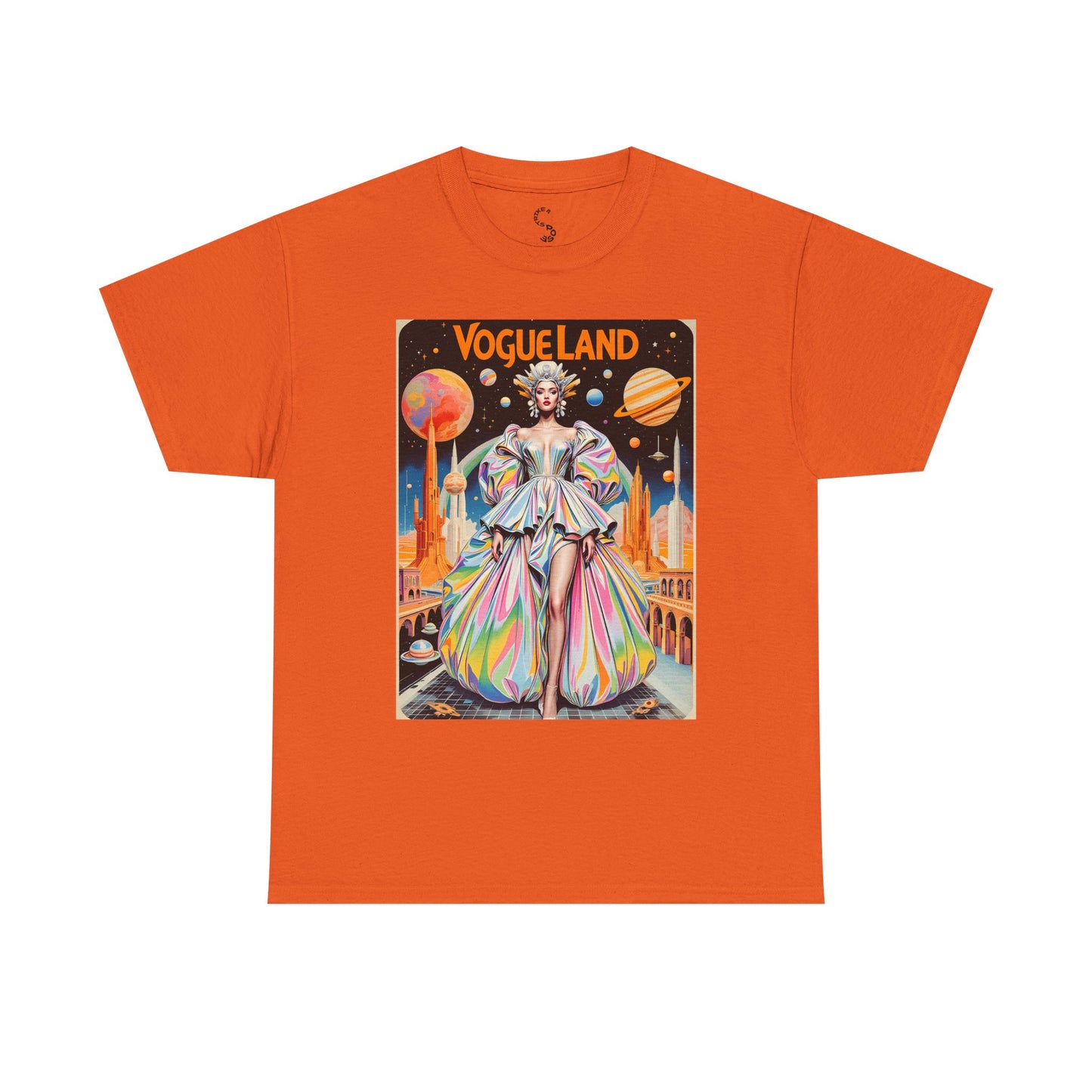 Vogue Land Unisex Heavy Cotton Tee - Colorful Graphic Shirt