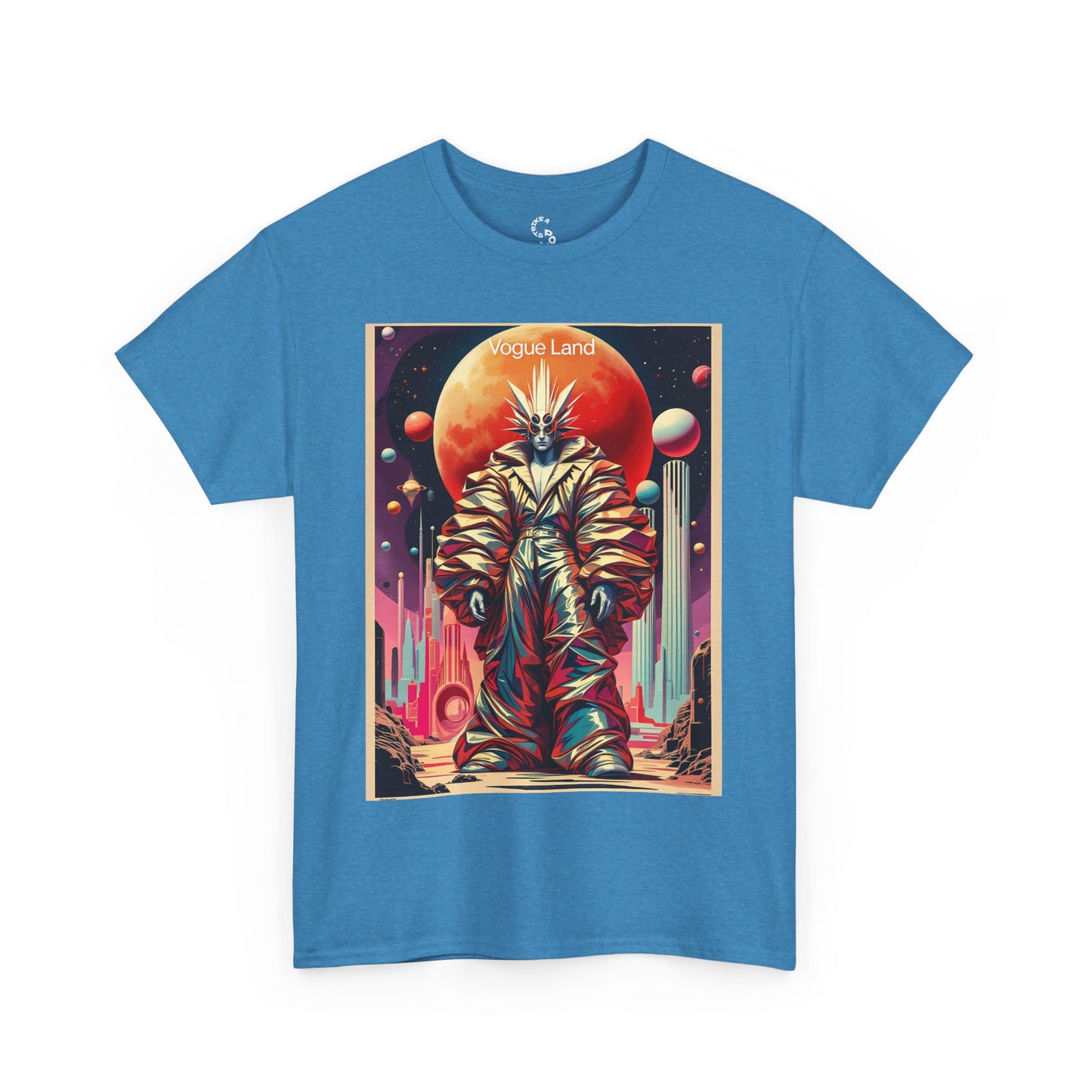Vogue Land Unisex Heavy Cotton Tee - Colorful Graphic Shirt