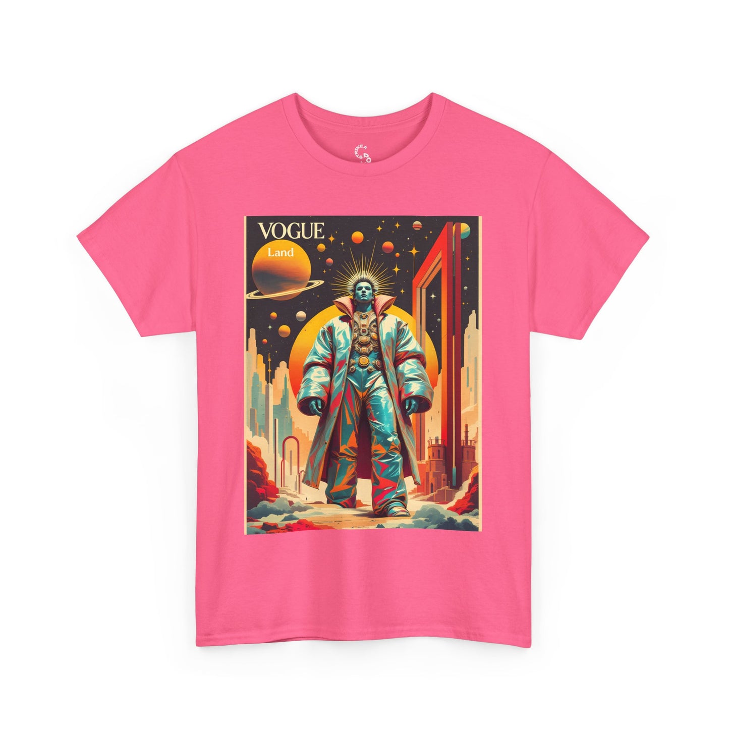 Vogue Land Unisex Heavy Cotton Tee - Colorful Graphic Shirt