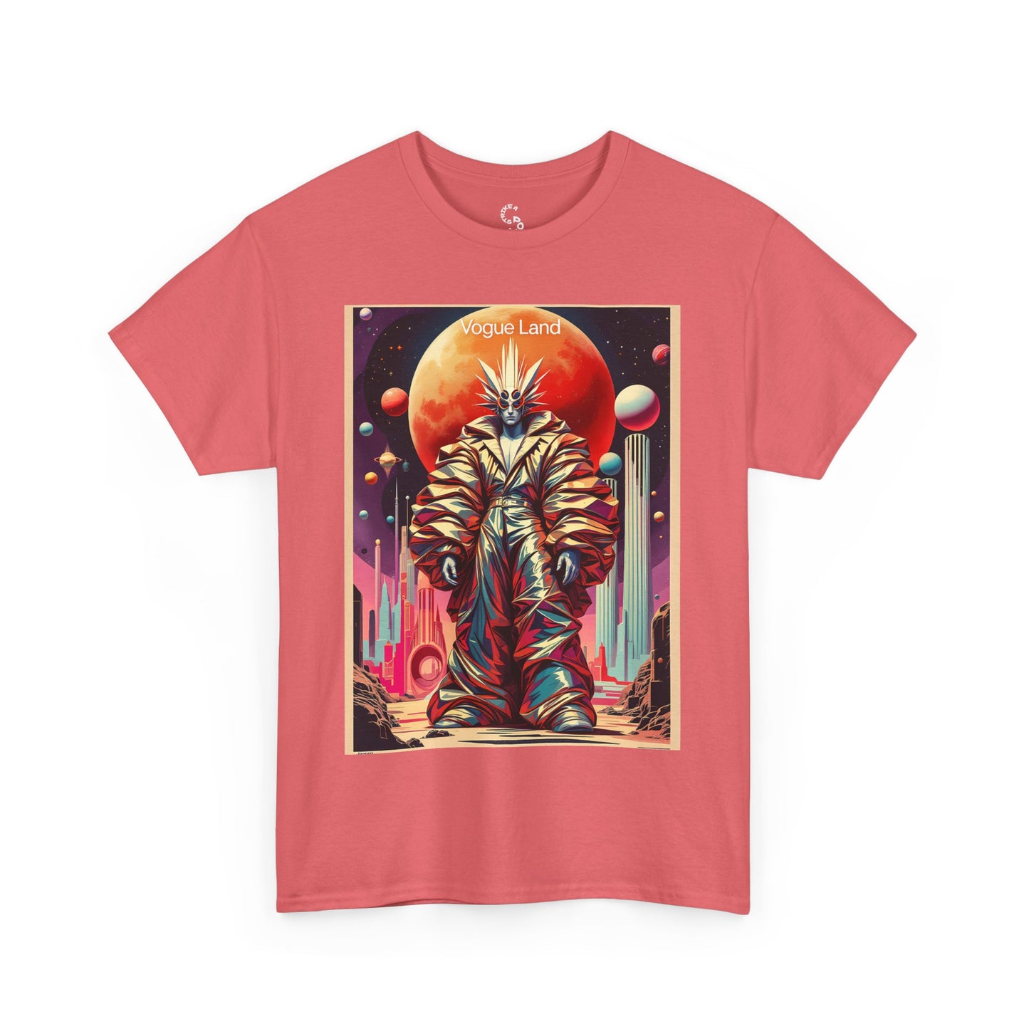 Vogue Land Unisex Heavy Cotton Tee - Colorful Graphic Shirt