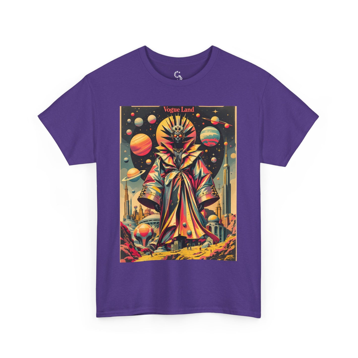 Vogue Land Unisex Heavy Cotton Tee - Colorful Graphic Shirt