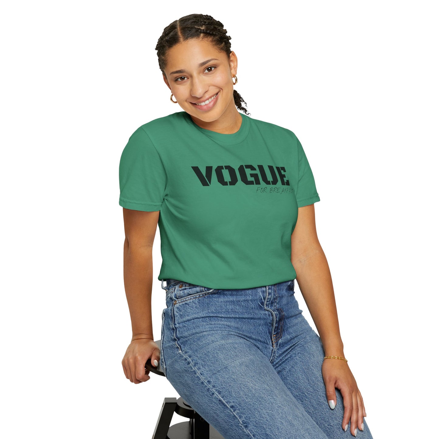 VOGUE For Breakfast Unisex Garment-Dyed T-shirt