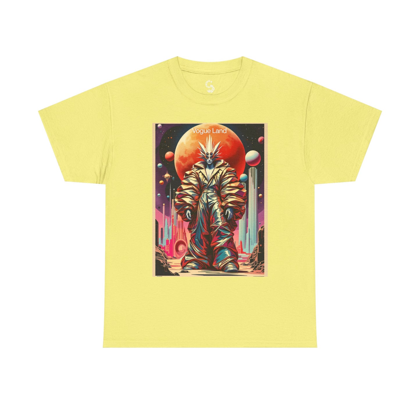 Vogue Land Unisex Heavy Cotton Tee - Colorful Graphic Shirt
