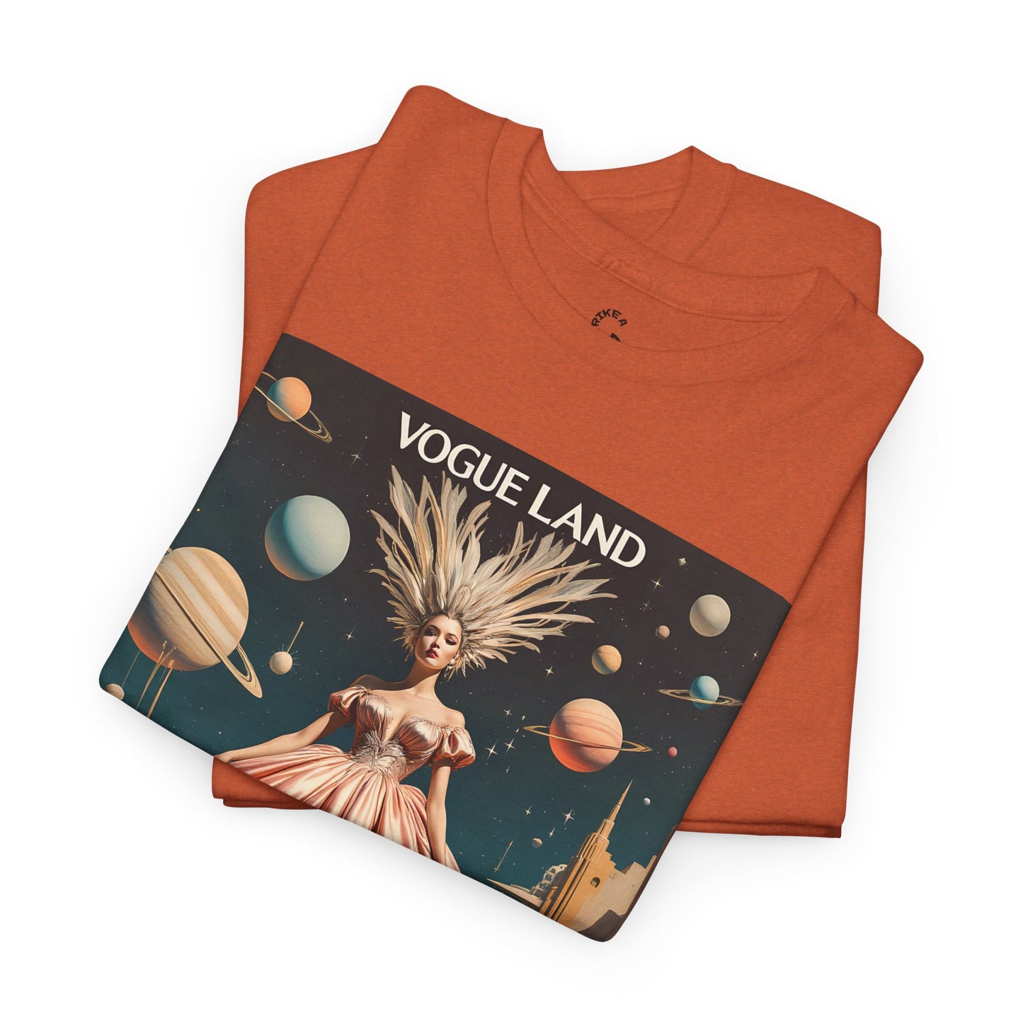 Vogue Land Unisex Heavy Cotton Tee - Colorful Graphic Shirt