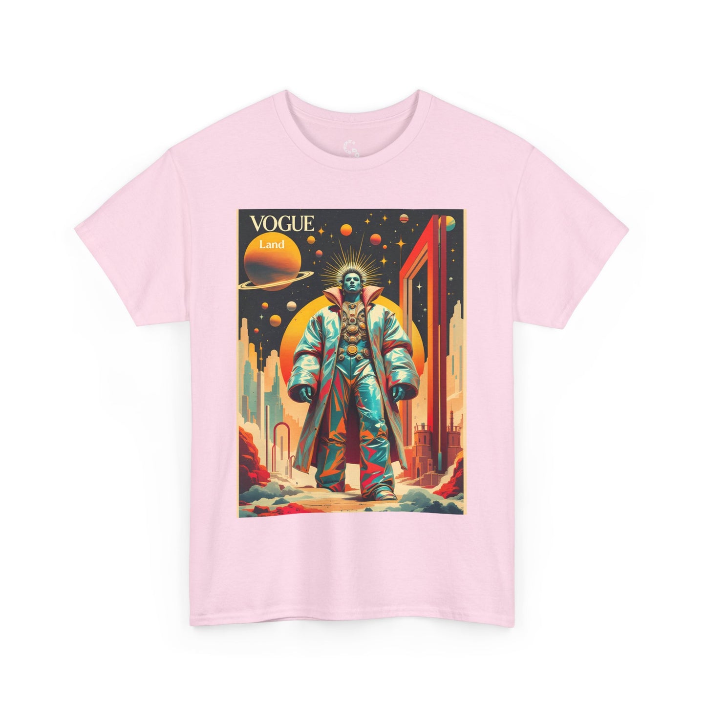 Vogue Land Unisex Heavy Cotton Tee - Colorful Graphic Shirt
