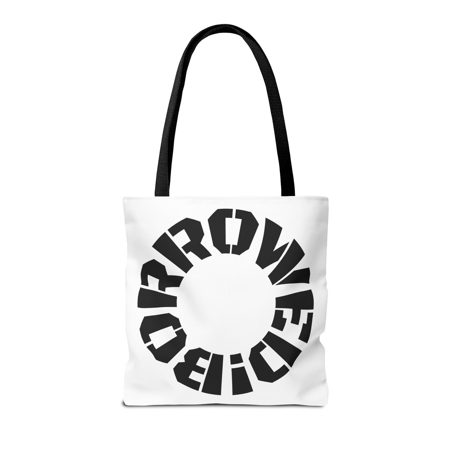 "BORROWED!" Tote Bag (AOP)