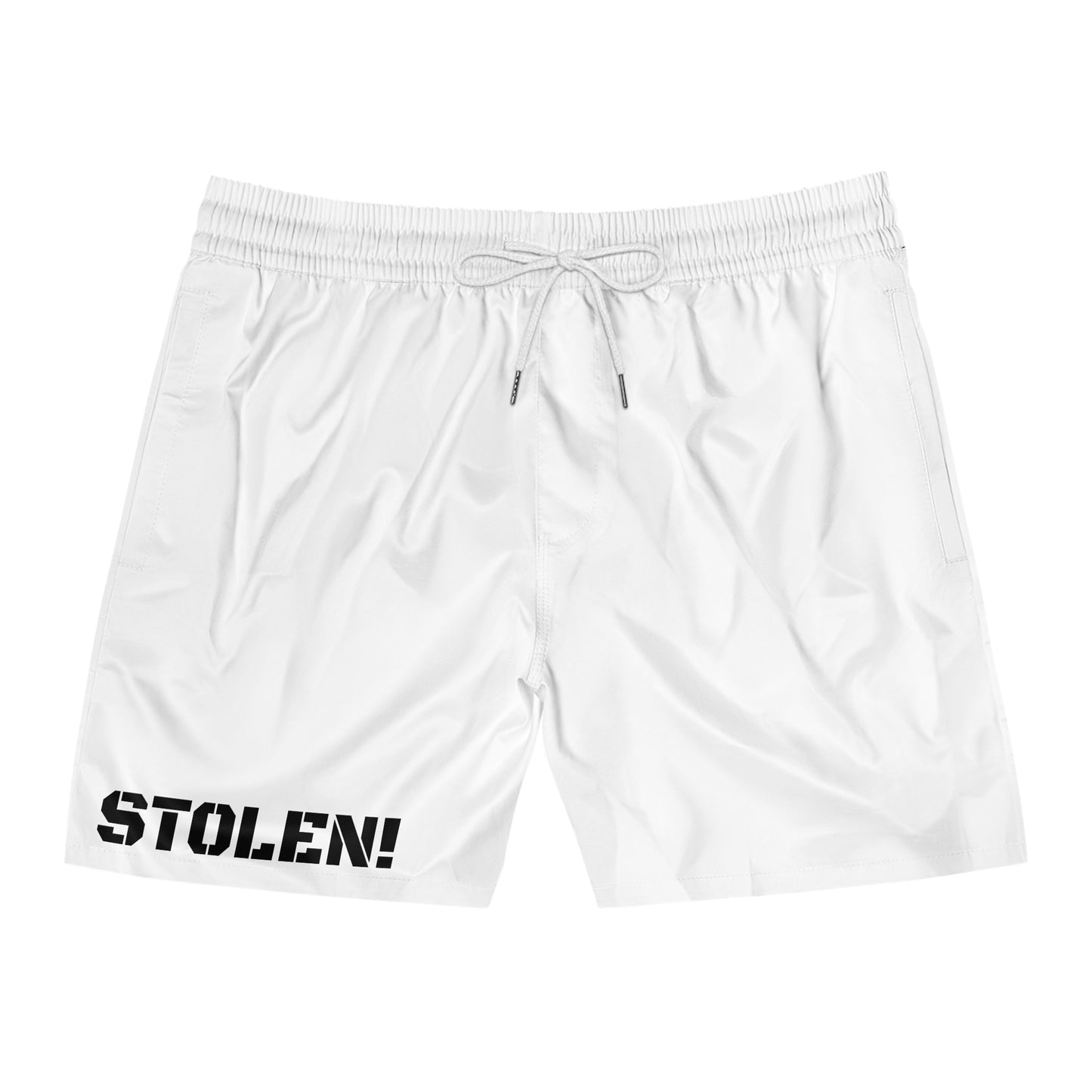 STOLEN! Men's Mid-Length Swim Shorts (AOP)