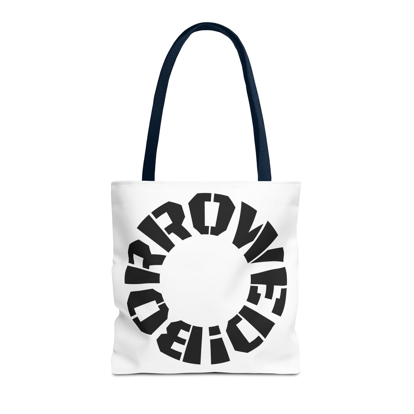 "BORROWED!" Tote Bag (AOP)