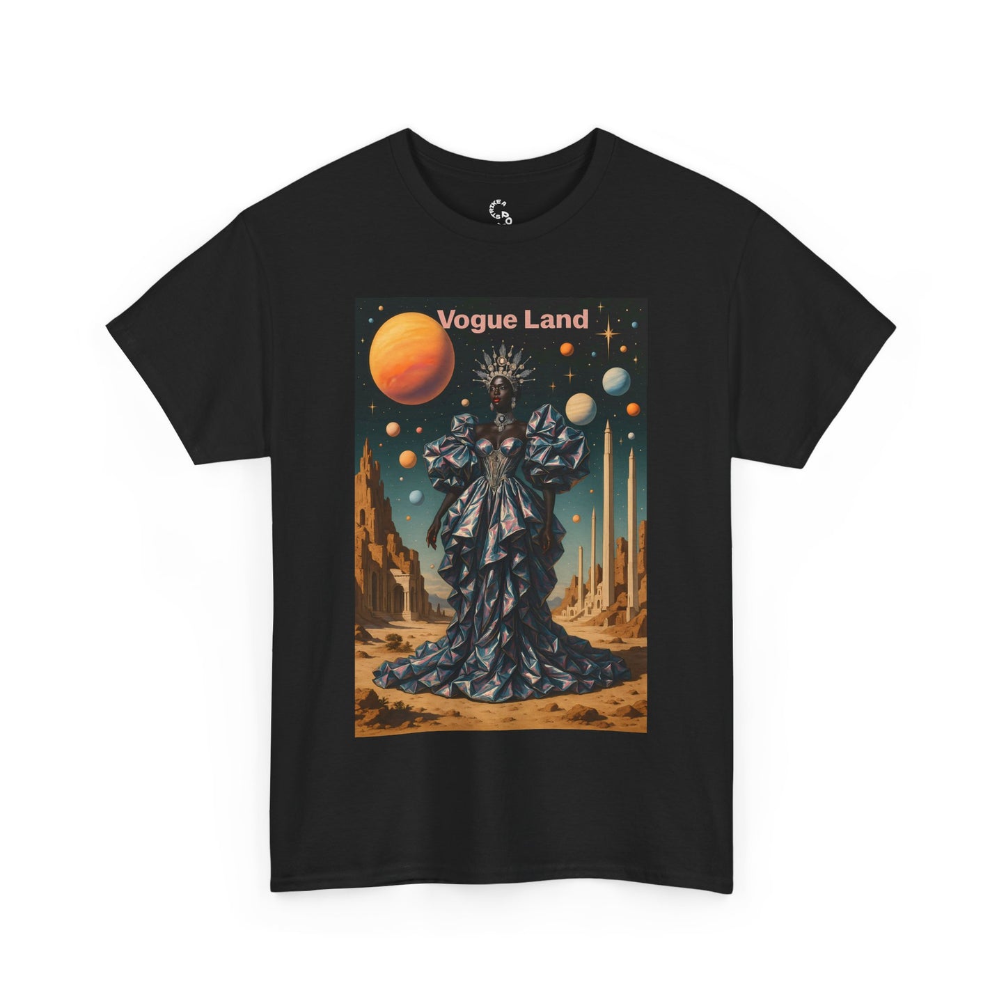 Vogue Land Unisex Heavy Cotton Tee - Colorful Graphic Shirt