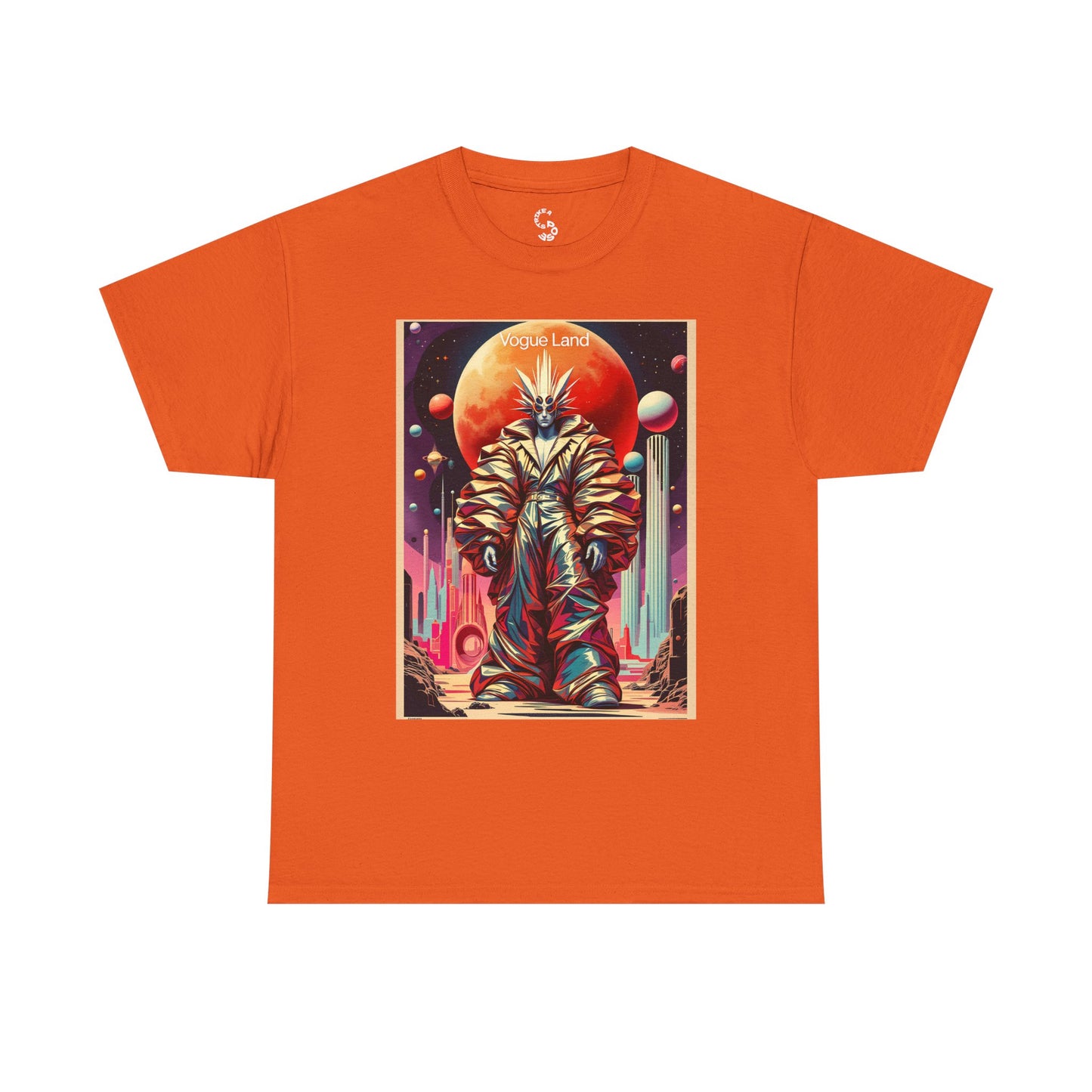 Vogue Land Unisex Heavy Cotton Tee - Colorful Graphic Shirt