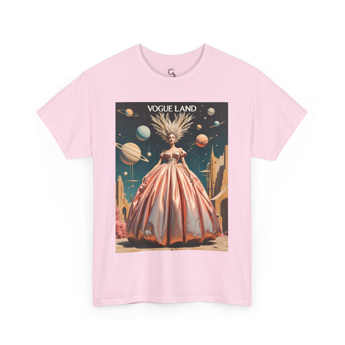 Vogue Land Unisex Heavy Cotton Tee - Colorful Graphic Shirt