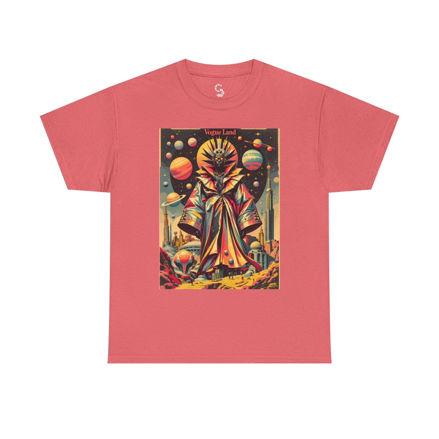 Vogue Land Unisex Heavy Cotton Tee - Colorful Graphic Shirt