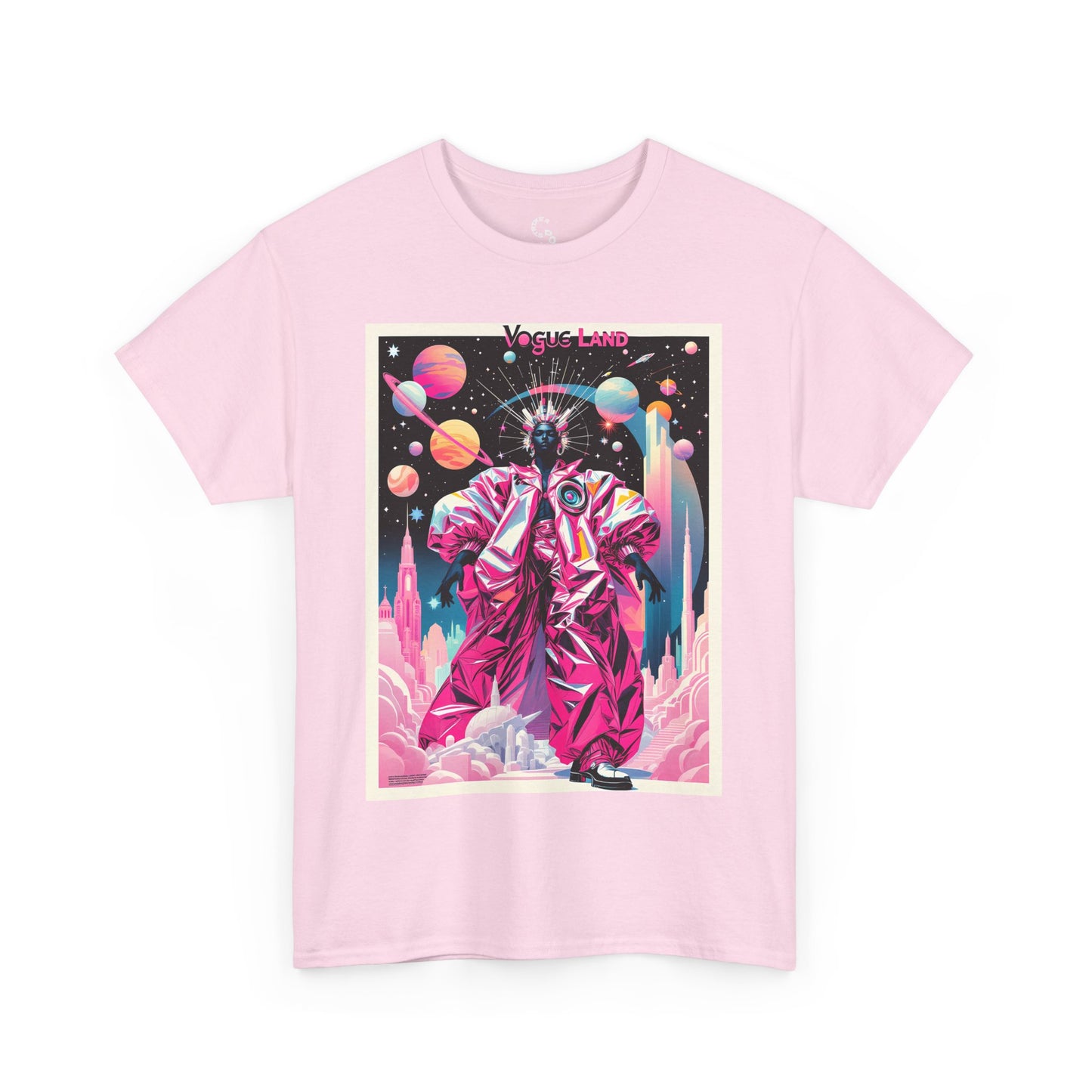 Vogue Land Unisex Heavy Cotton Tee - Colorful Graphic Shirt