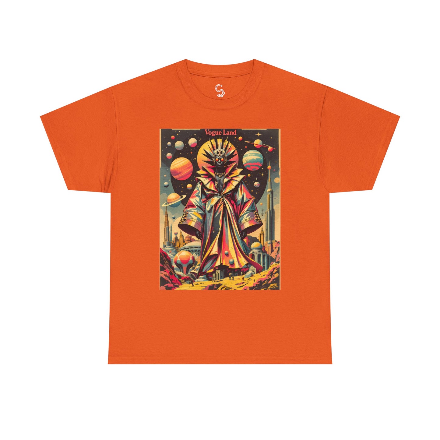 Vogue Land Unisex Heavy Cotton Tee - Colorful Graphic Shirt