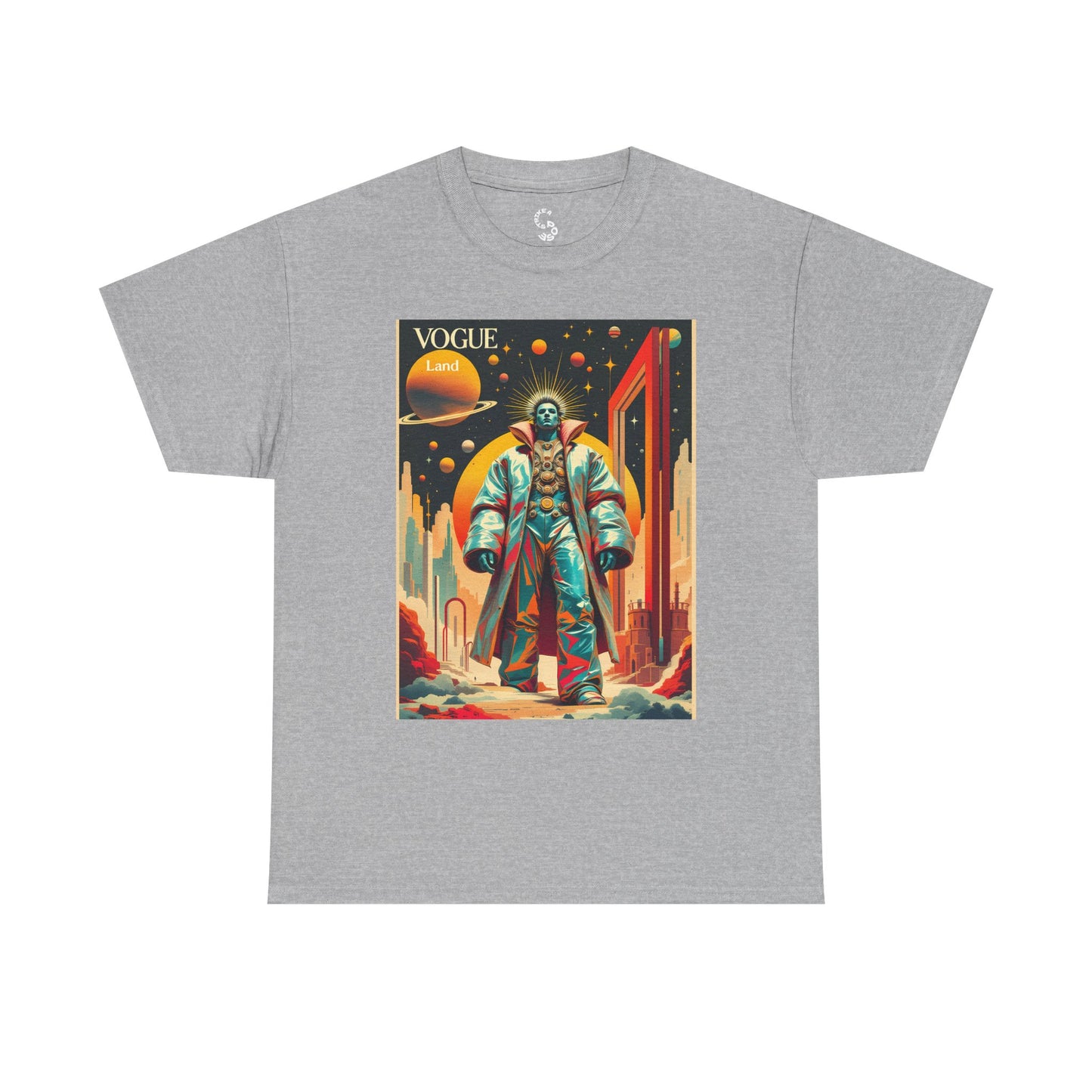 Vogue Land Unisex Heavy Cotton Tee - Colorful Graphic Shirt